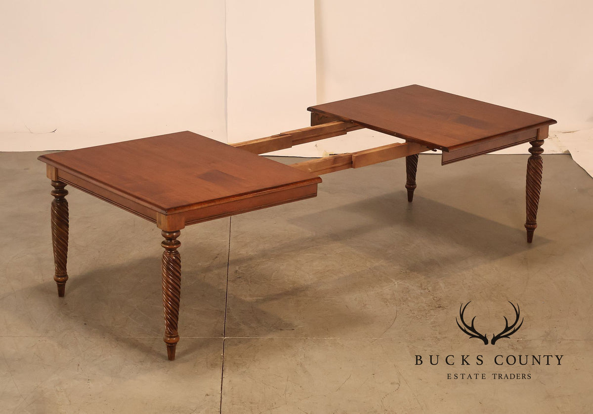 Ethan Allen British Classics Maple And Birch Dining Table
