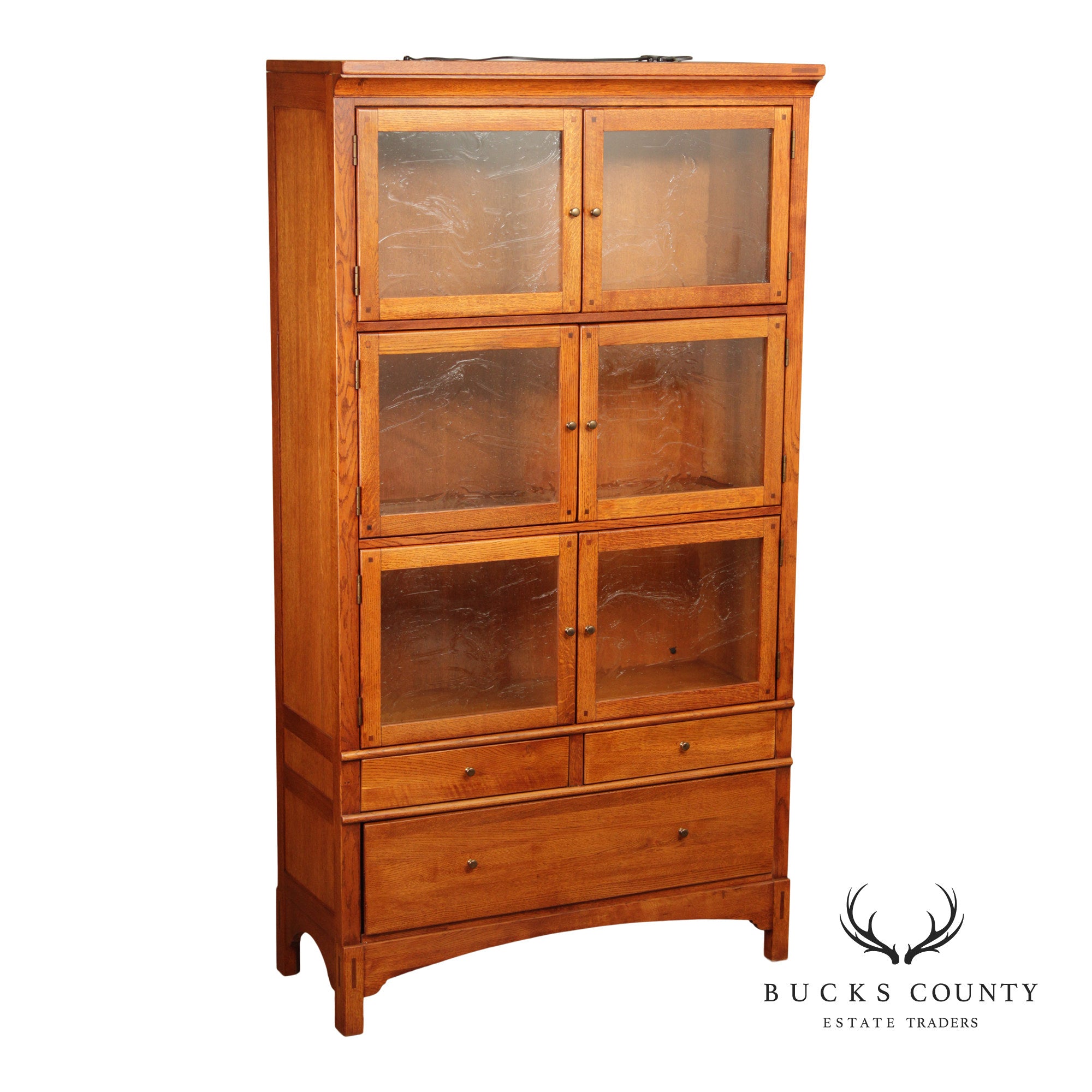 Lexington Bob Timberlake Arts and Crafts Collection Oak Bookcase Display Cabinet