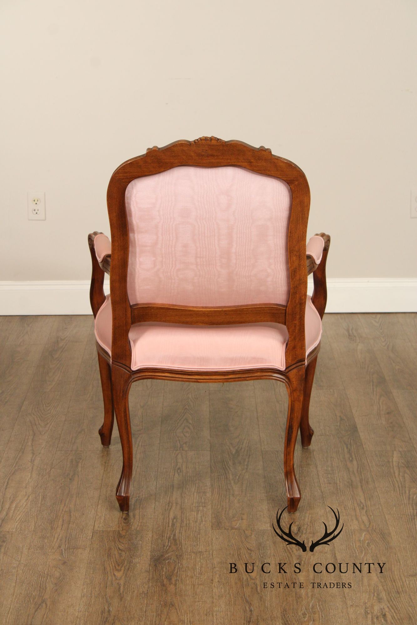 Ethan Allen French Louis XV Style Fauteuil Armchair