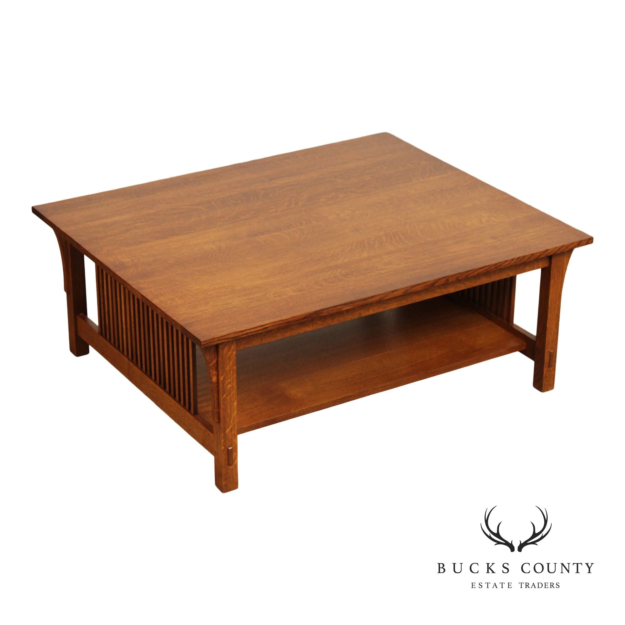 Stickley Mission Collection Oak Cocktail Table