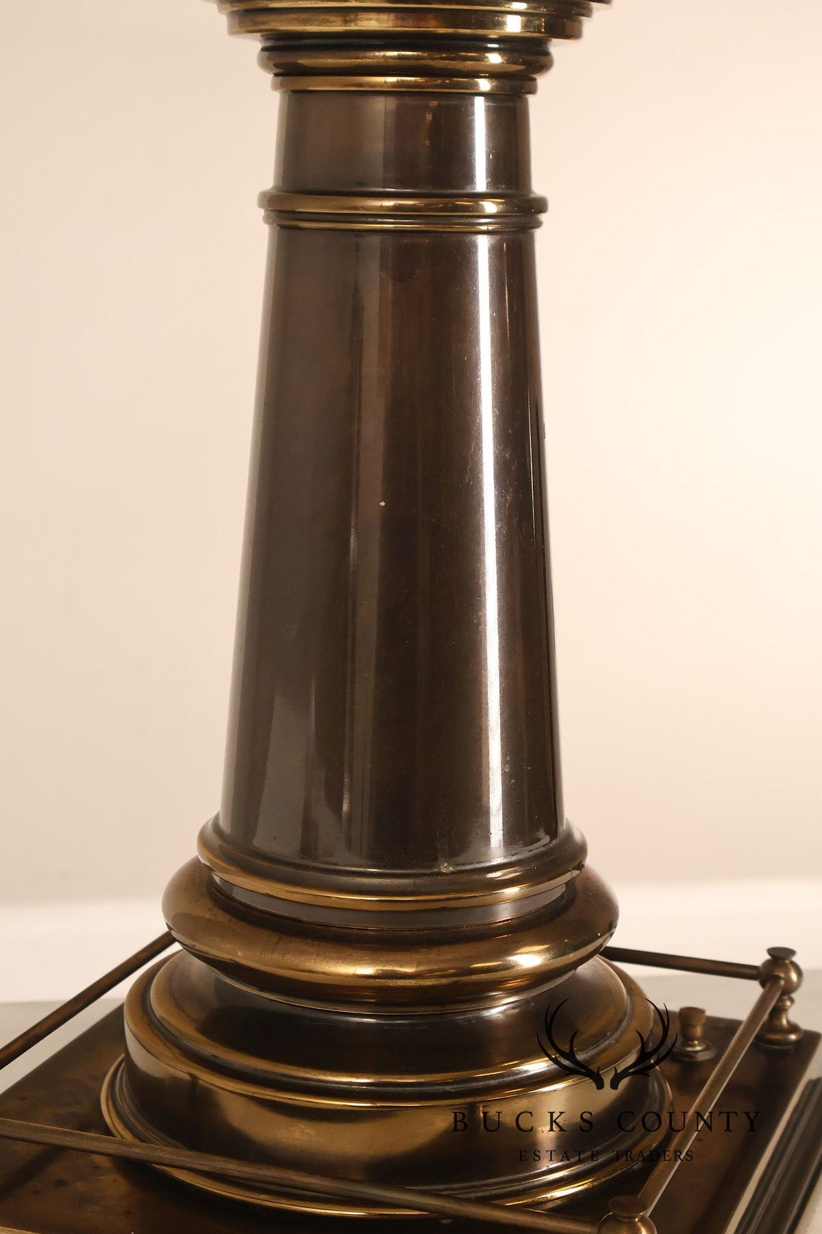 Stiffel Vintage Pair of Brass Baluster Table Lamps