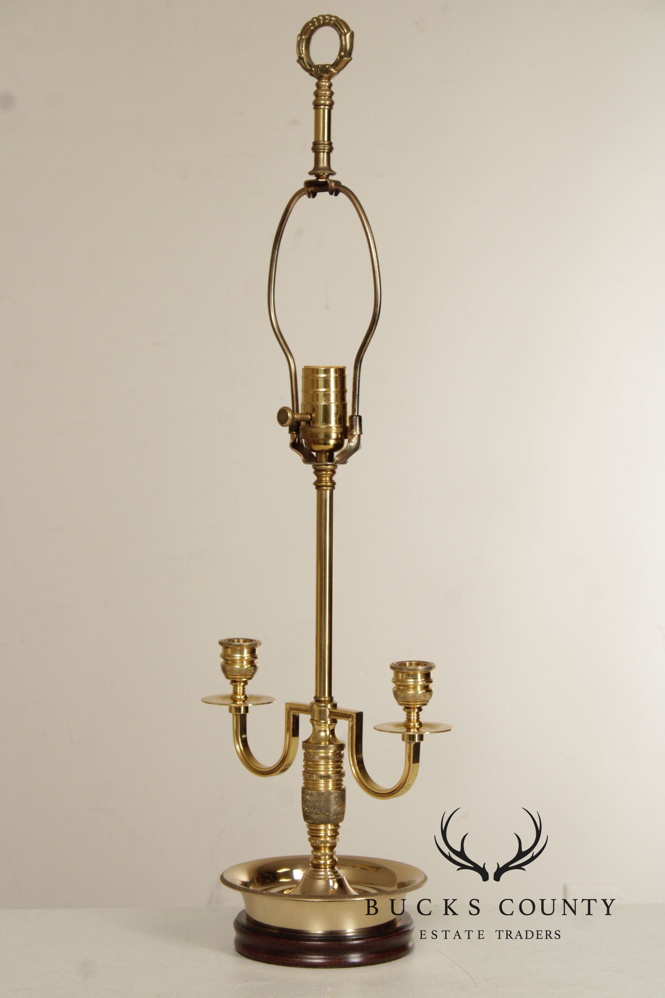 Kaiser Kuhn Brass Bouillotte Table Lamp