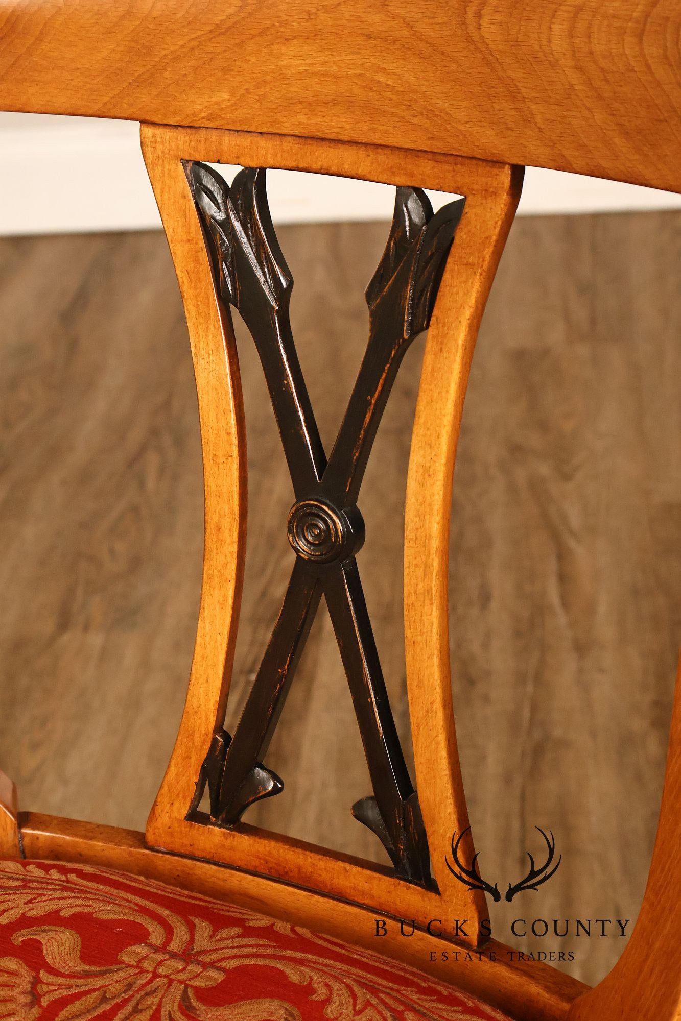 William Switzer French Empire Style Arrowback Armchair