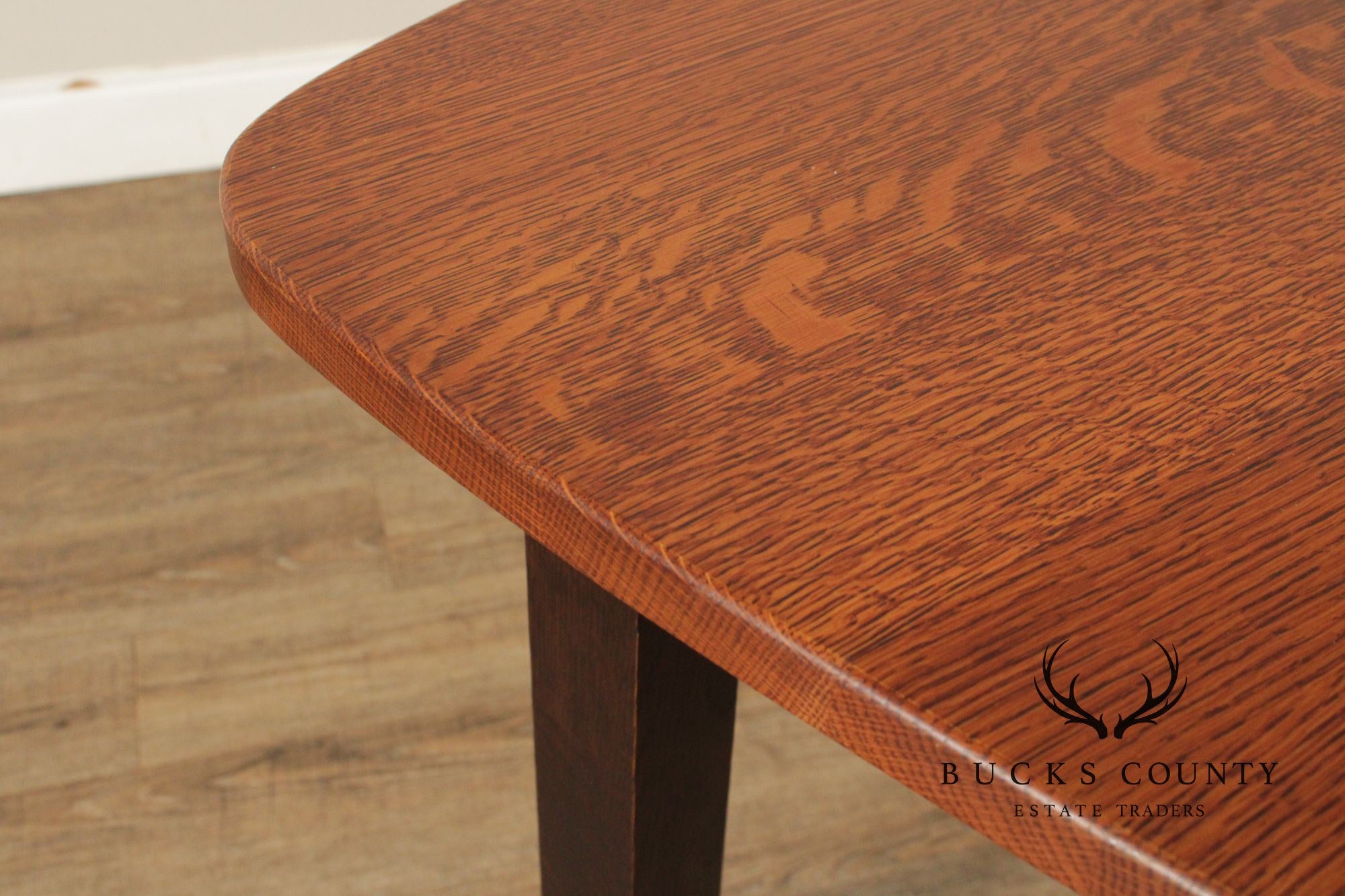 Custom Quality Modern Guitar Pick Oak Counter Height Dining Table