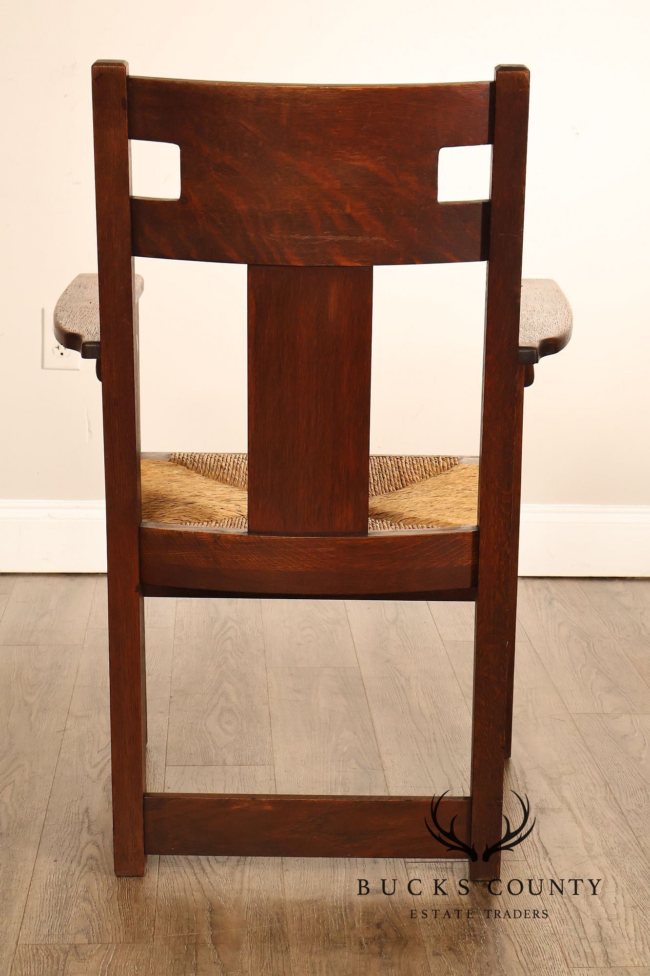 Limbert Antique Mission Oak Arts & Crafts Armchair
