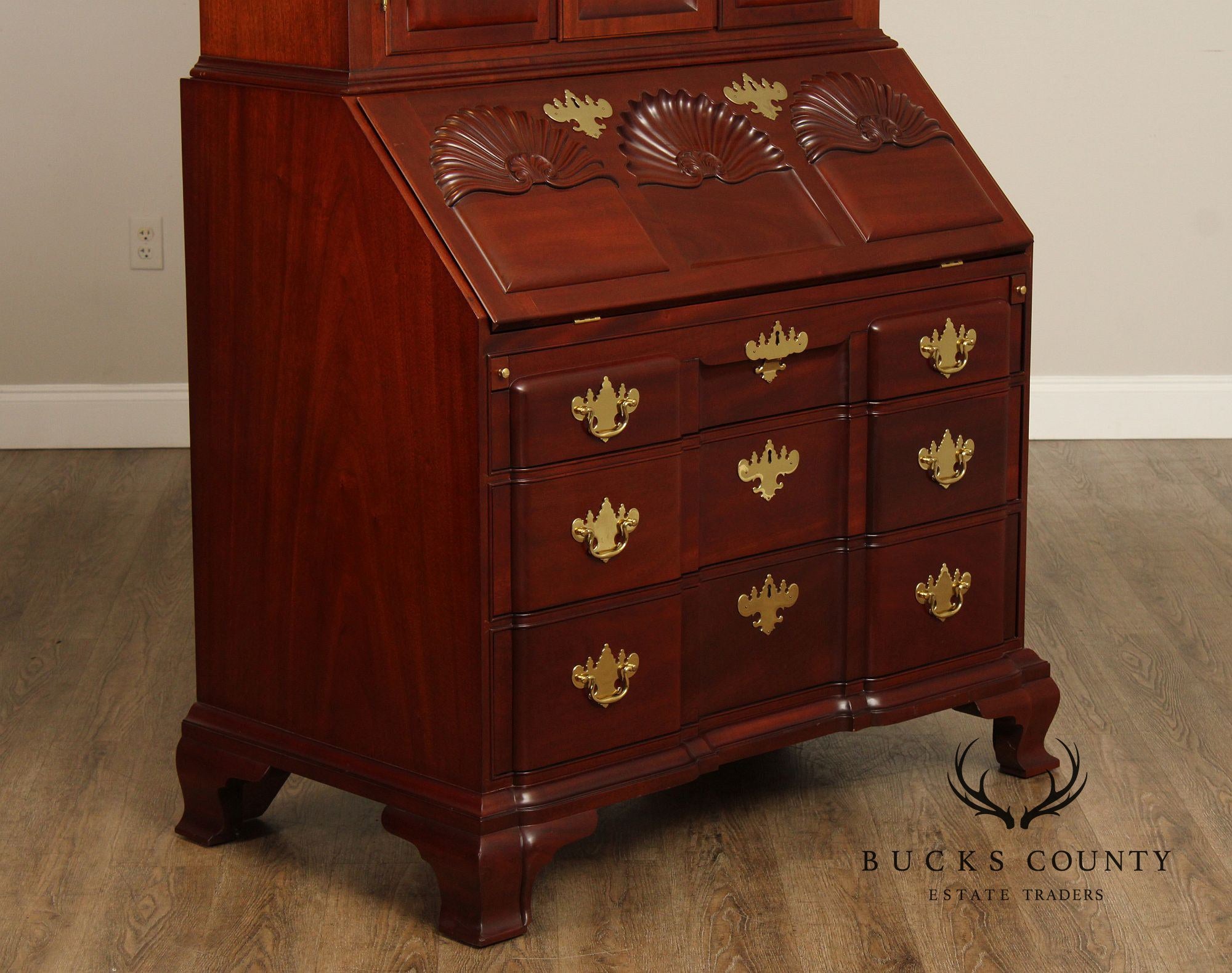 Kindel Winterthur Reproduction Mahogany Secretary Desk