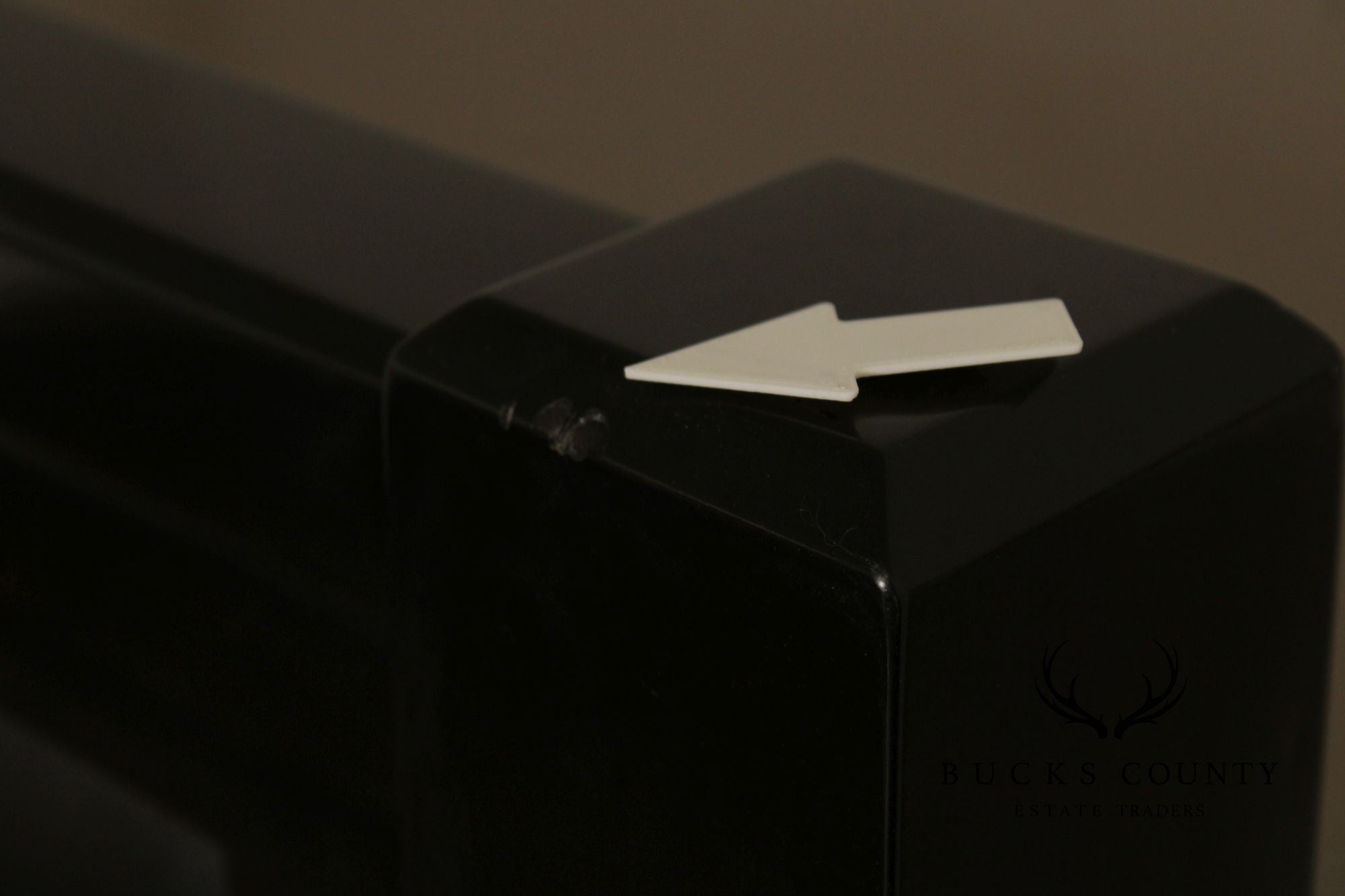 Stickley John Widdicomb Collection Ebonized King Panel Bed