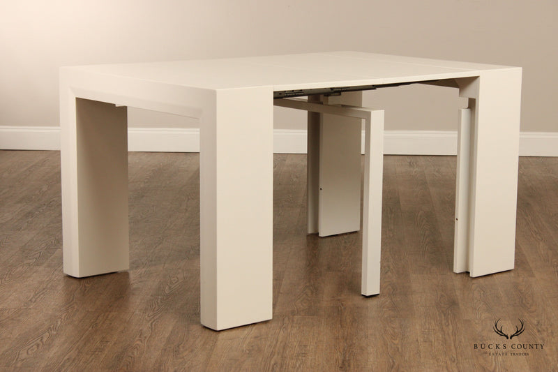 Expand Furniture Post Modern Convertible Console Dining Table
