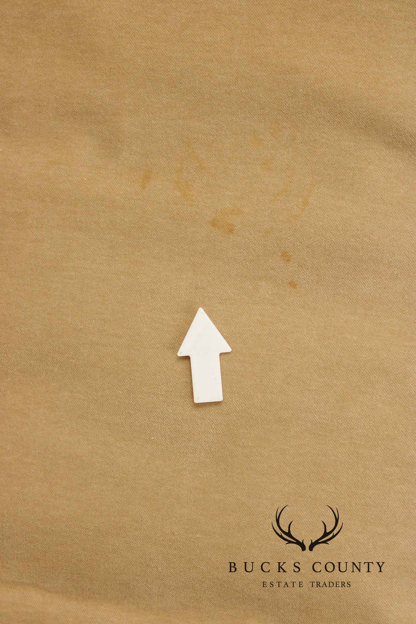 Sheraton Style Vintage Mahogany Tufted Sofa