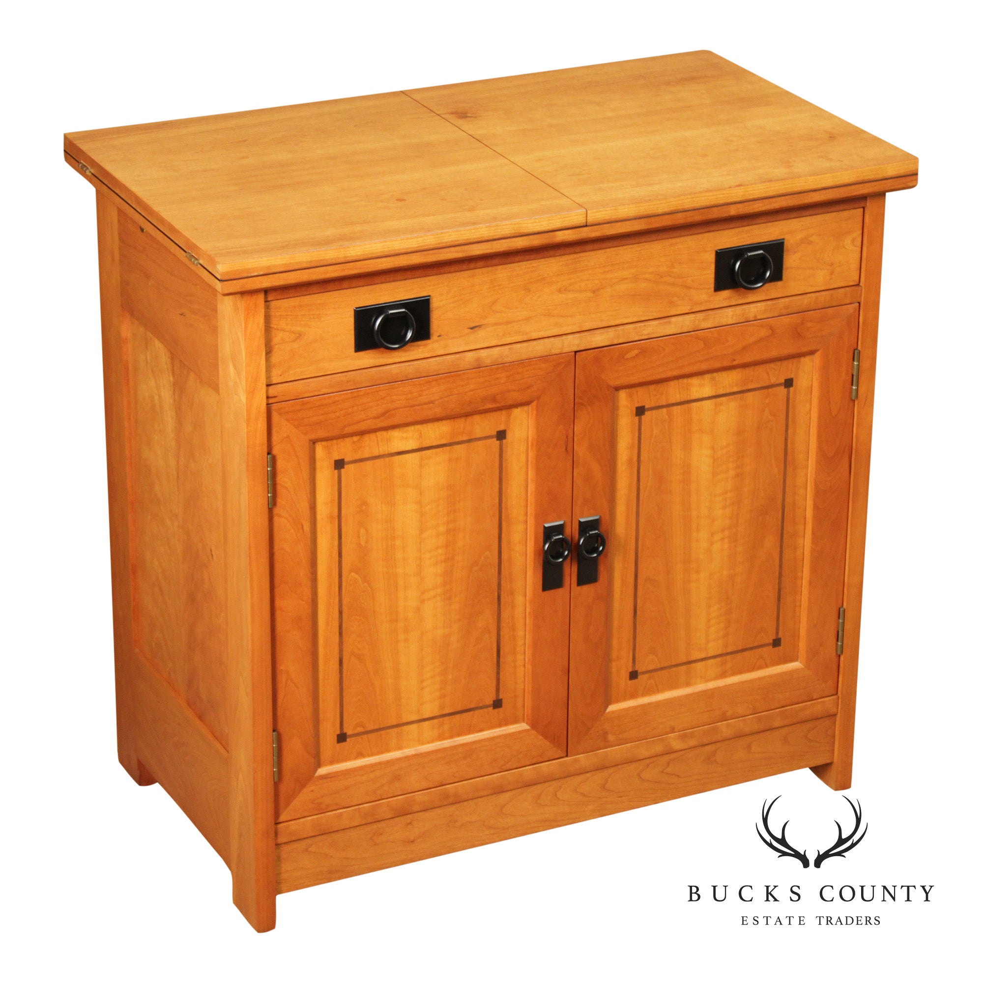 Stickley 21st Century Collection Cherry Mobile Server