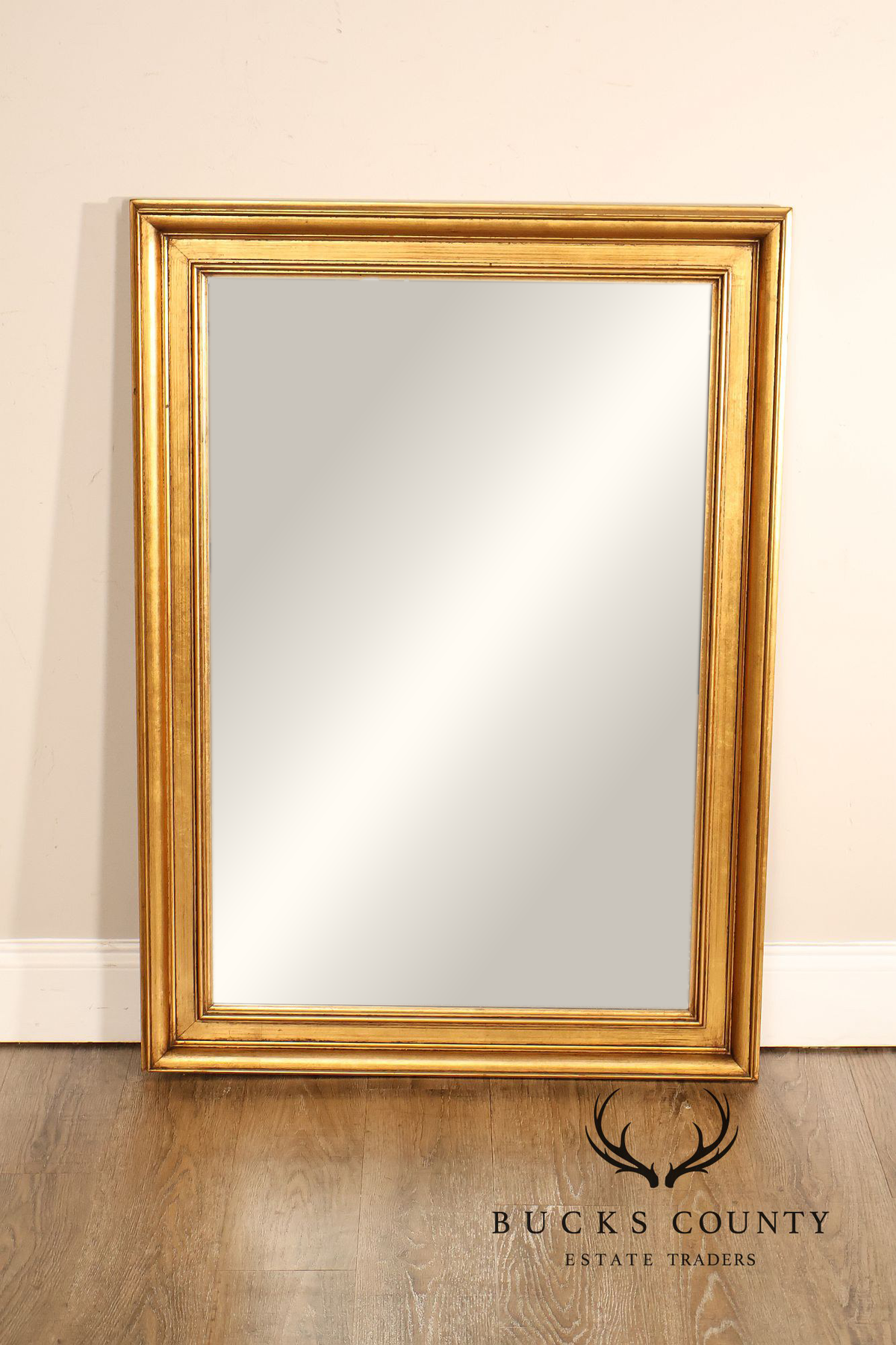 Traditional Gold Gilt Frame Beveled Wall Mirror