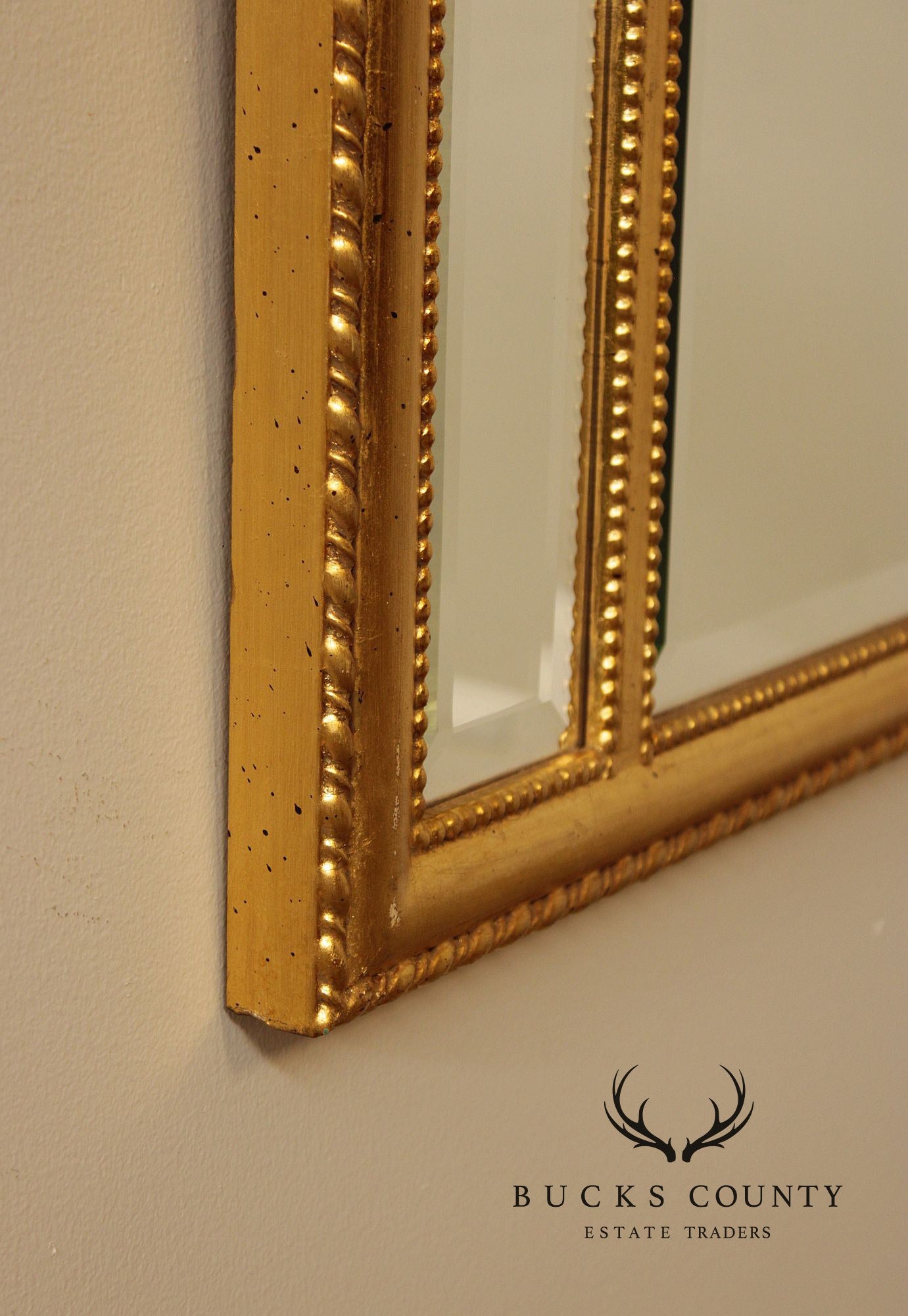 Ethan Allen Georgian Style Giltwood Mirror