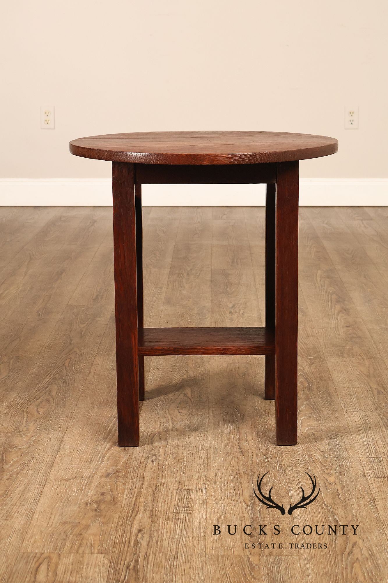 Stickley Brothers Arts And Crafts Oak Side Table