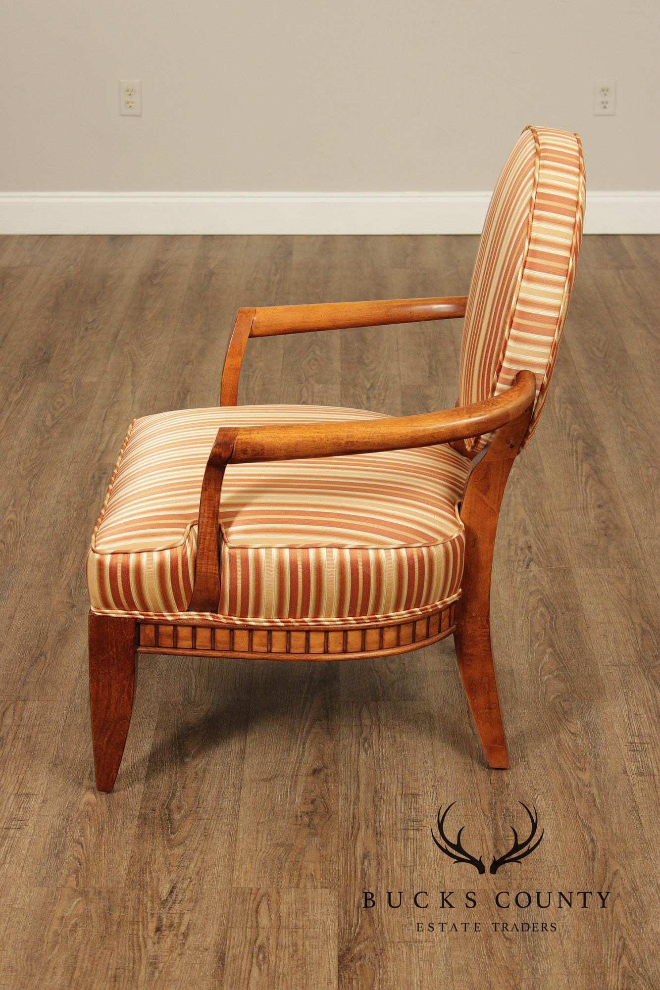 Century Chair Co. Art Deco Style Pair of Armchairs