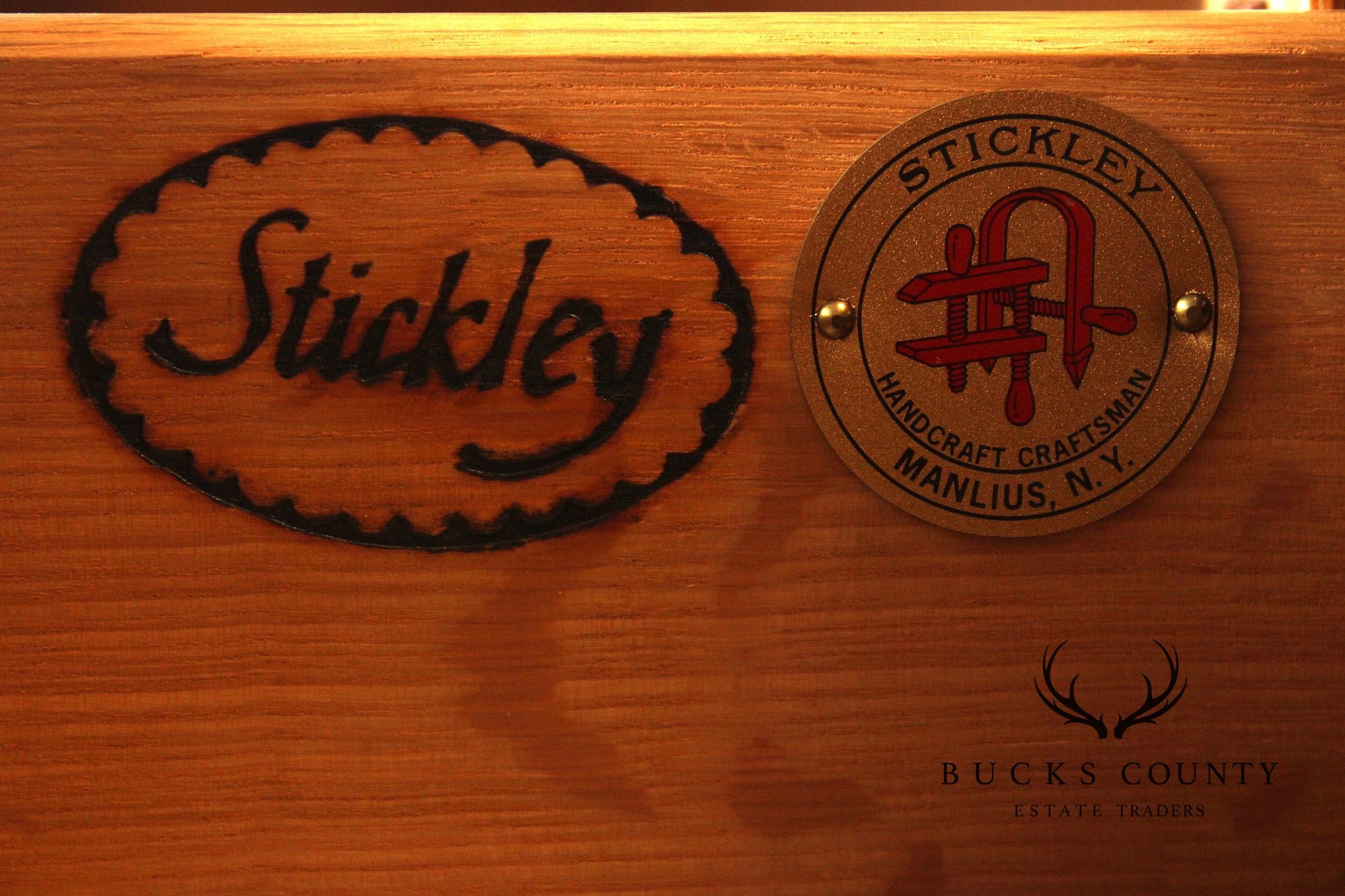 Stickley Mission Collection Oak Tall Chest Of Drawers