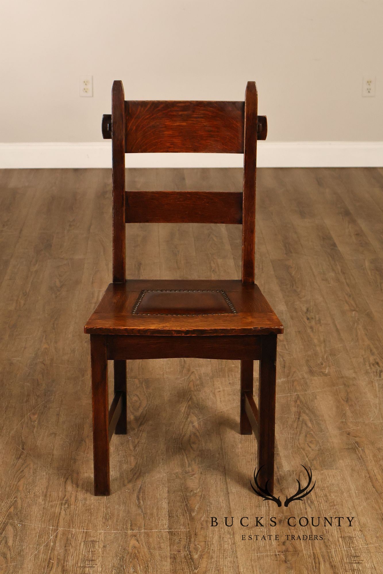 Gustav Stickley Antique Rabbit Ear #1291 Dining Chair