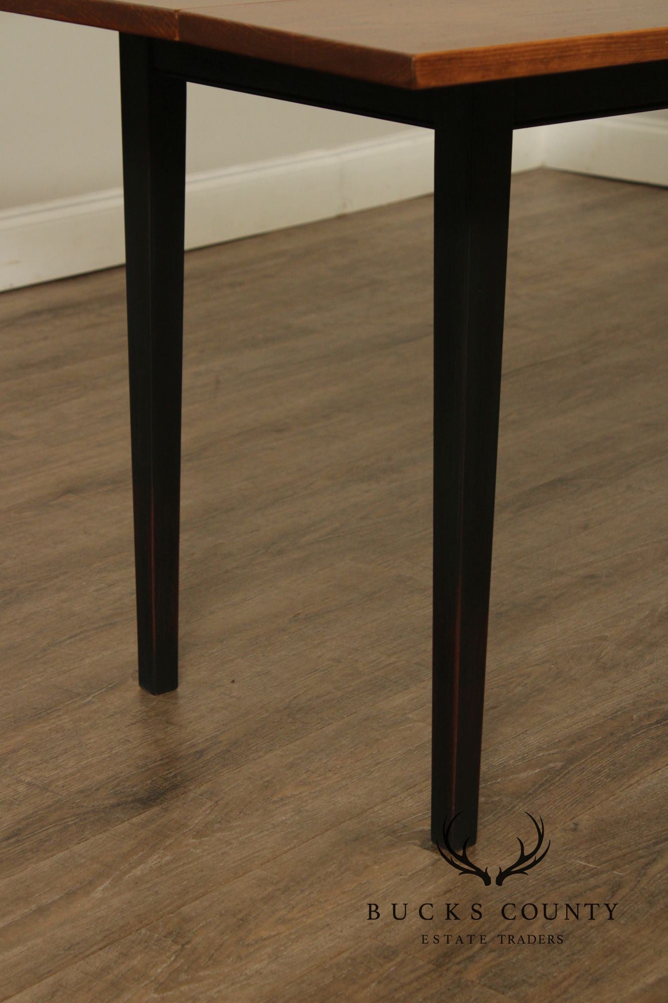 Wayne Kramer Custom Crafted Drop Leaf Harvest Dining table