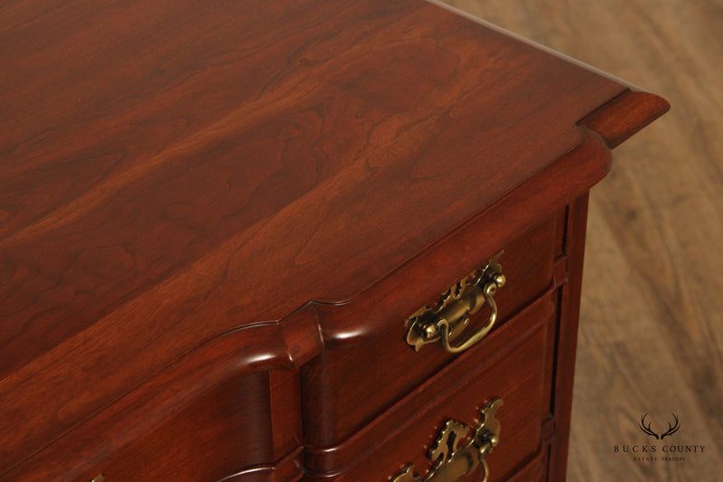 Pennsylvania House Chippendale Style Cherry Blockfront Chest of Drawers