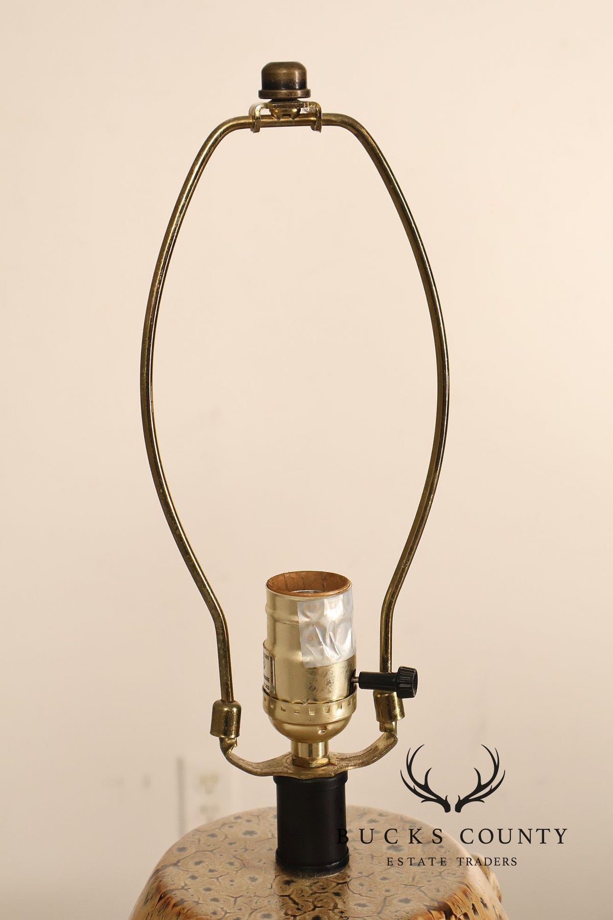 Sun-Lite Organic Modern Style Porcelain Table Lamp (repaired)