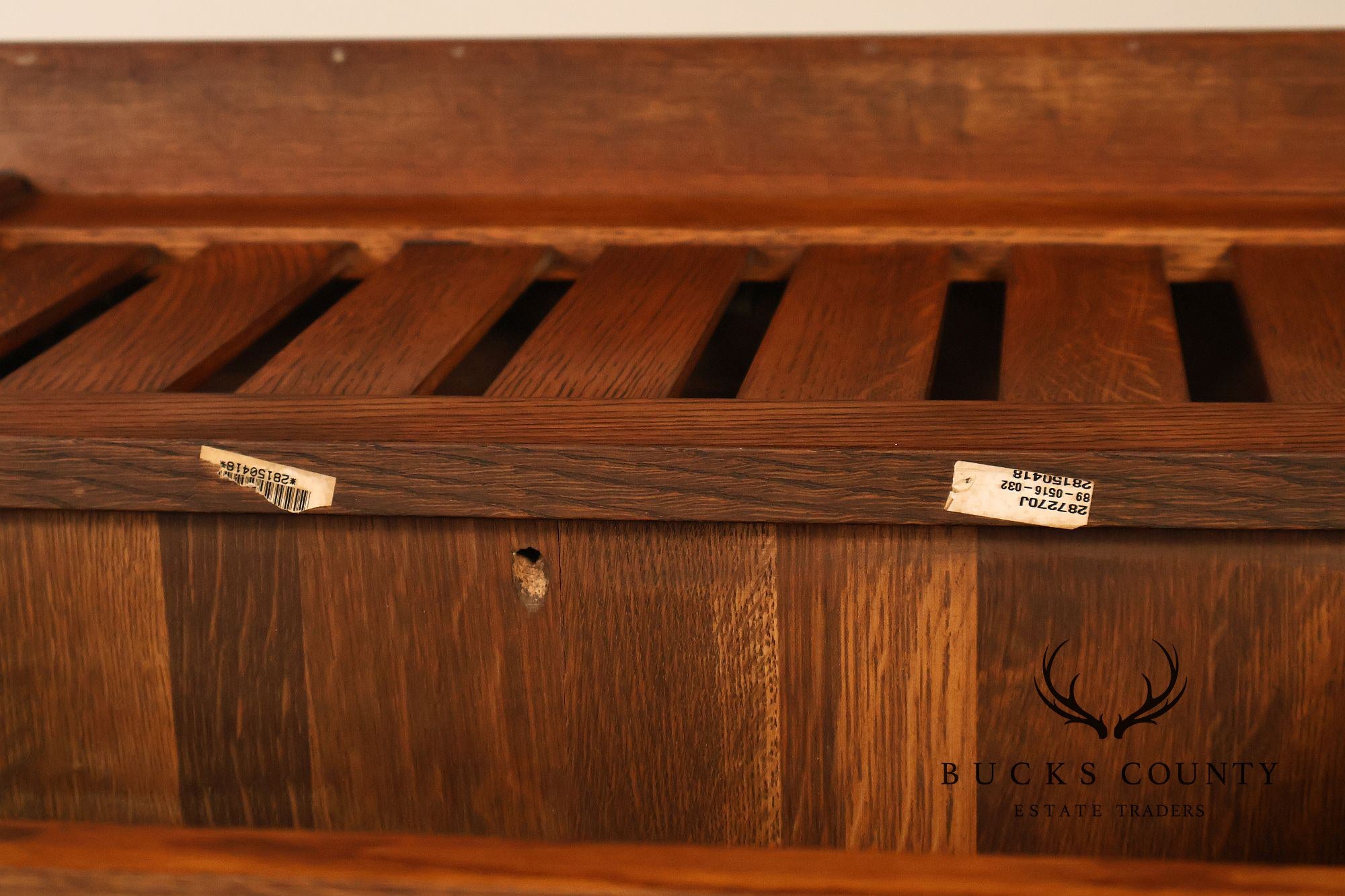Stickley Mission Collection Slatted Oak Book Table