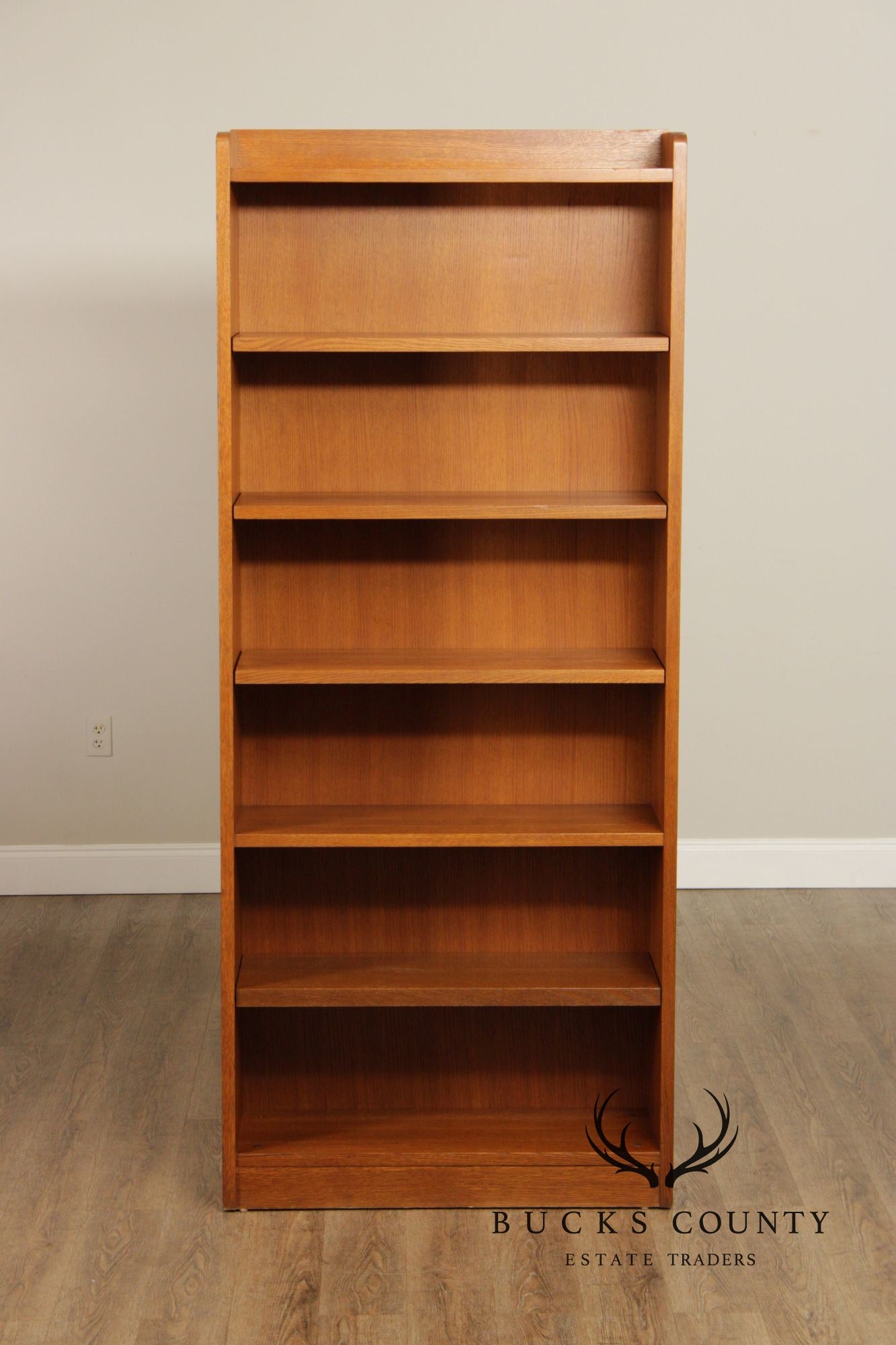 Stickley Mission Collection Oak Tall Bookcase