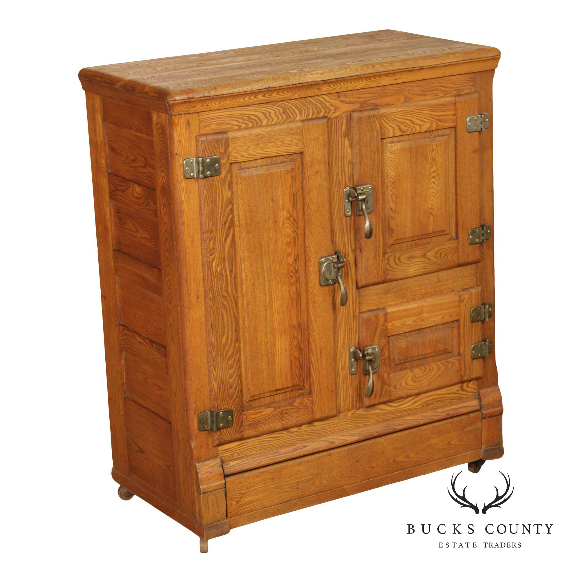 M. Poet & Sons Antique Oak Ice Box