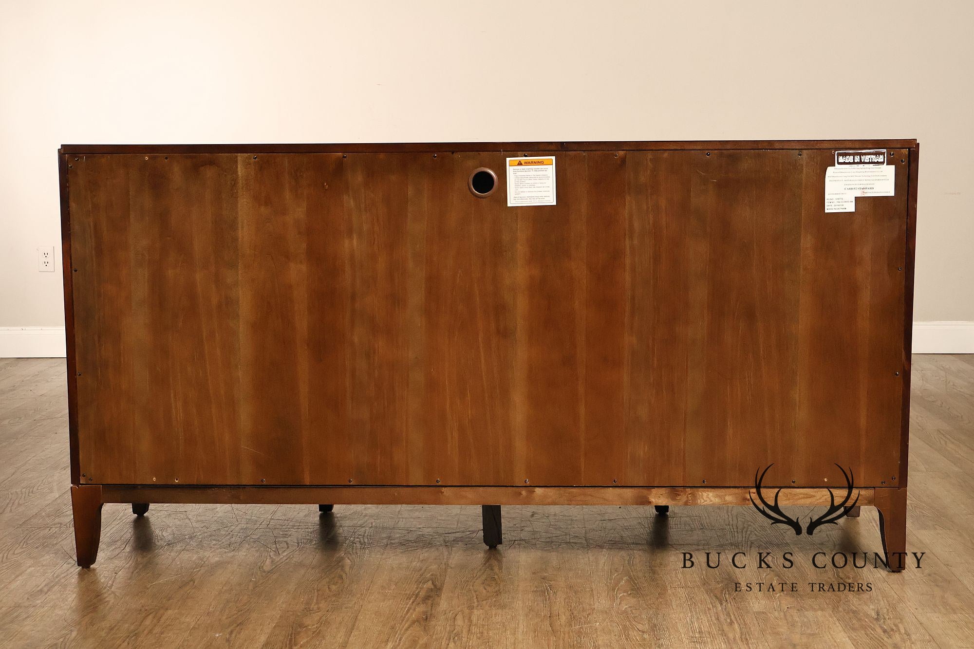 Caracole Modern Nine Drawer Mahogany Long Dresser