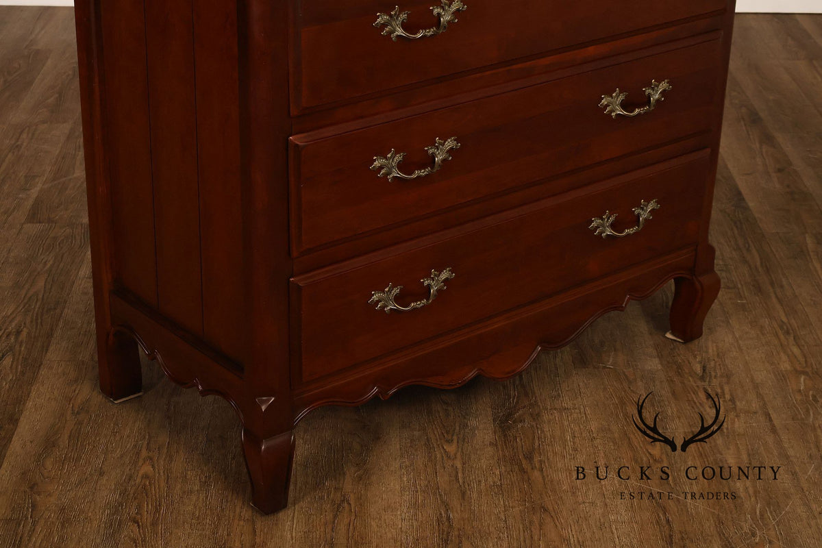 Thomasville Montrachet Collection French Provincial Cherry Tall Chest Of Drawers
