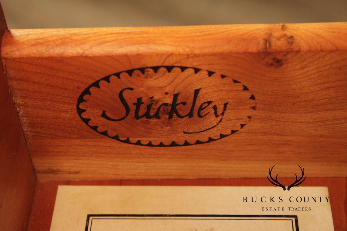 Stickley Chippendale Style Mahogany Blockfront Chest