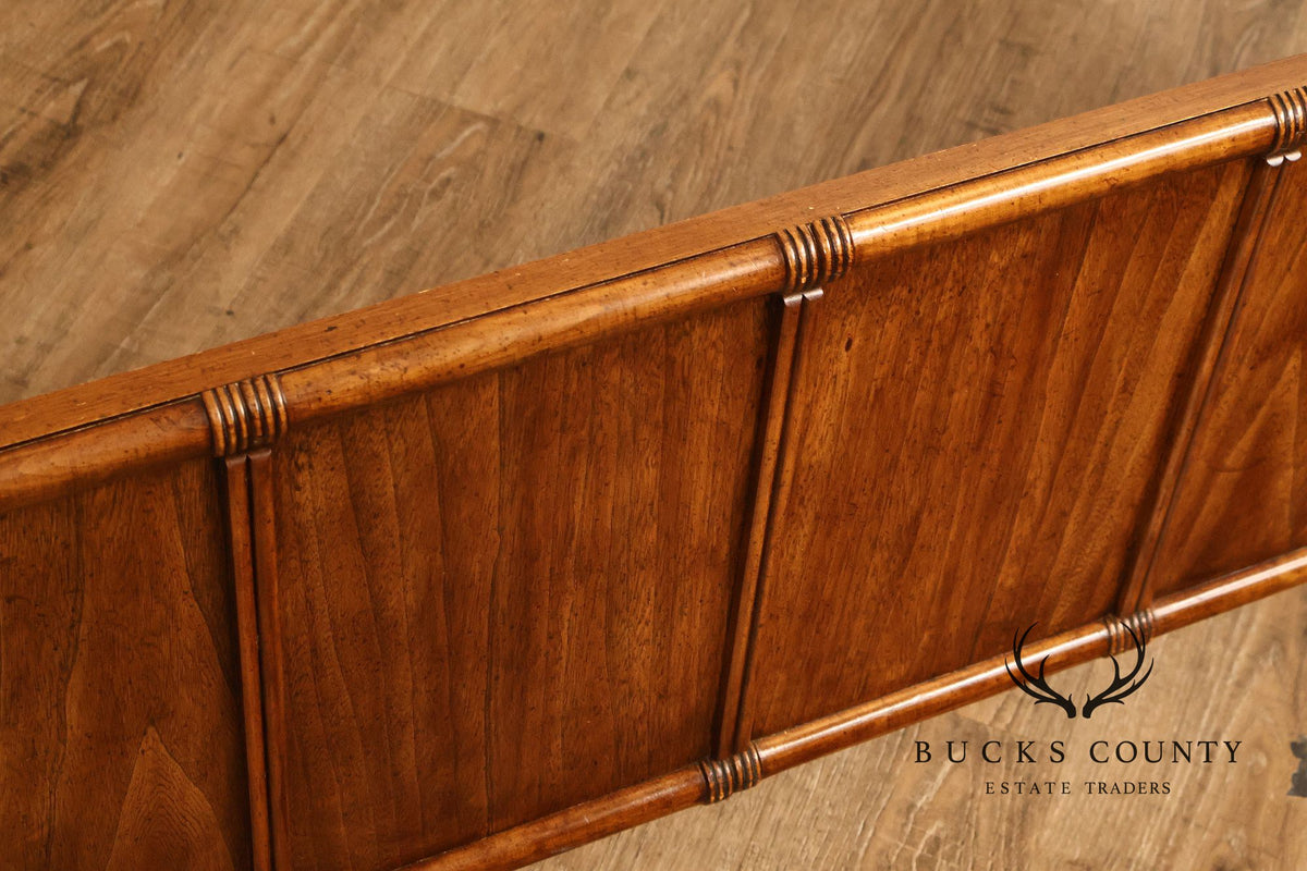 British Colonial Style Faux Bamboo Queen Canopy Bed