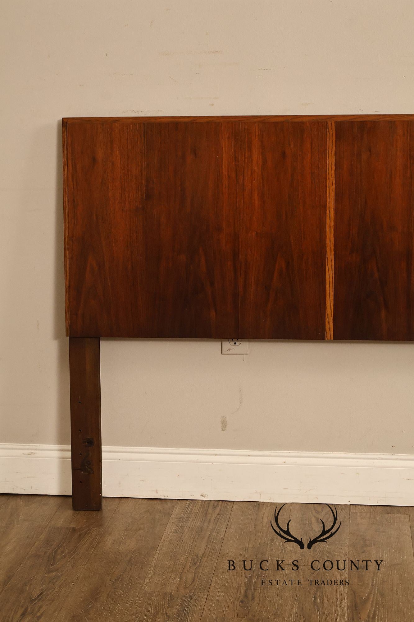 Lane Mid-Century Modern Walnut King Headboard