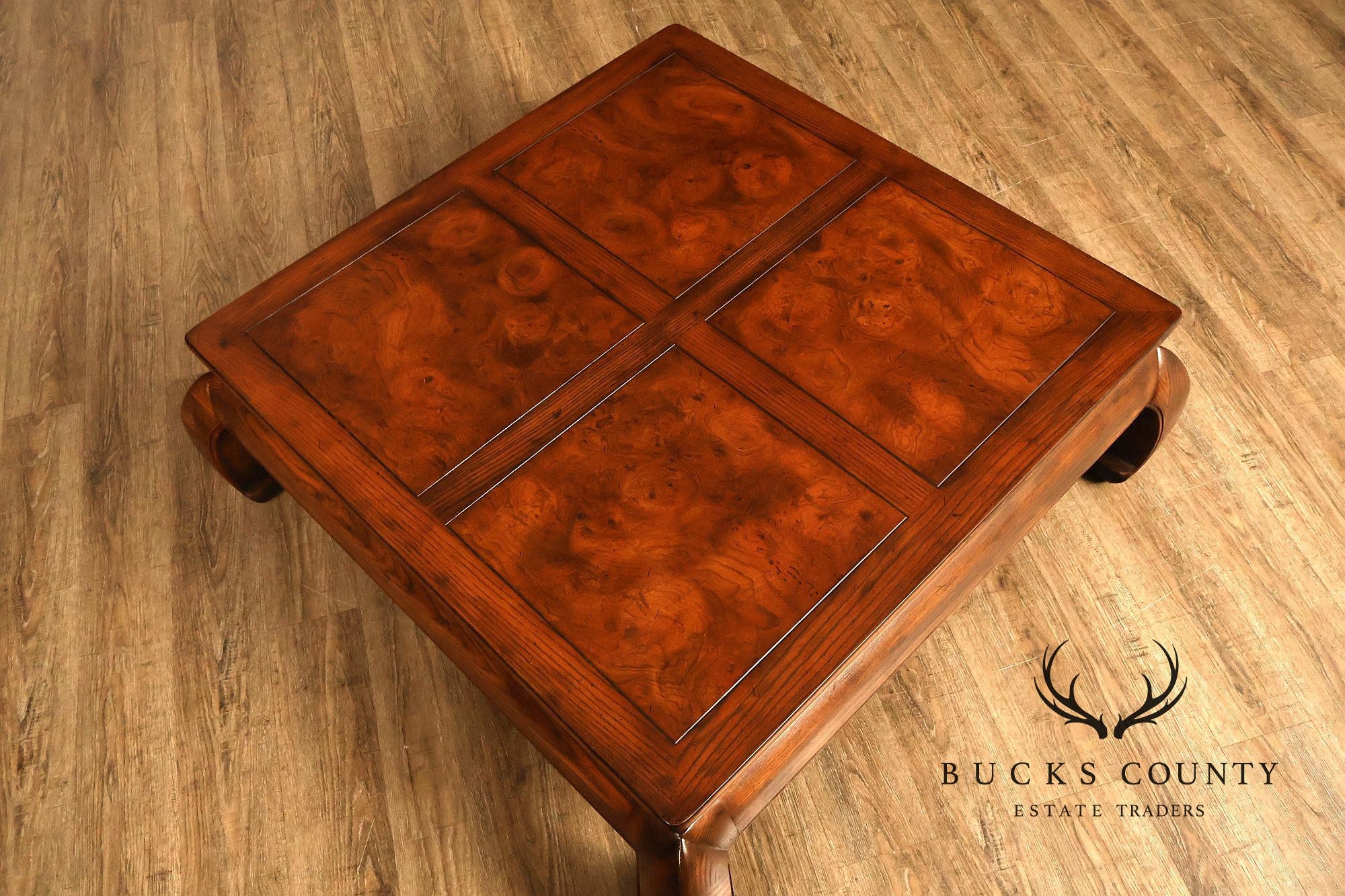Henredon Artefacts Asian Burlwood Ming Style Coffee Table