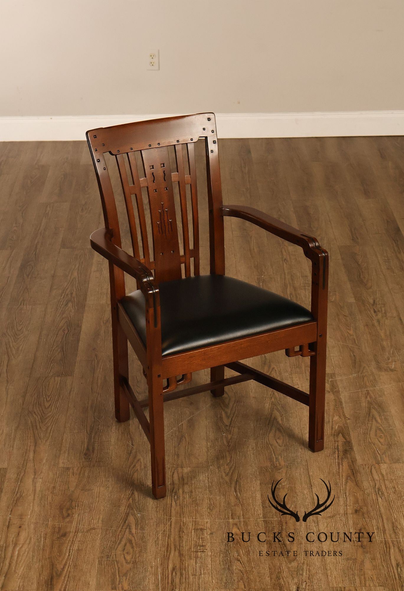 Stickley Pasadena Bungalow Blacker House Set Of Six Mahogany Dining Chairs