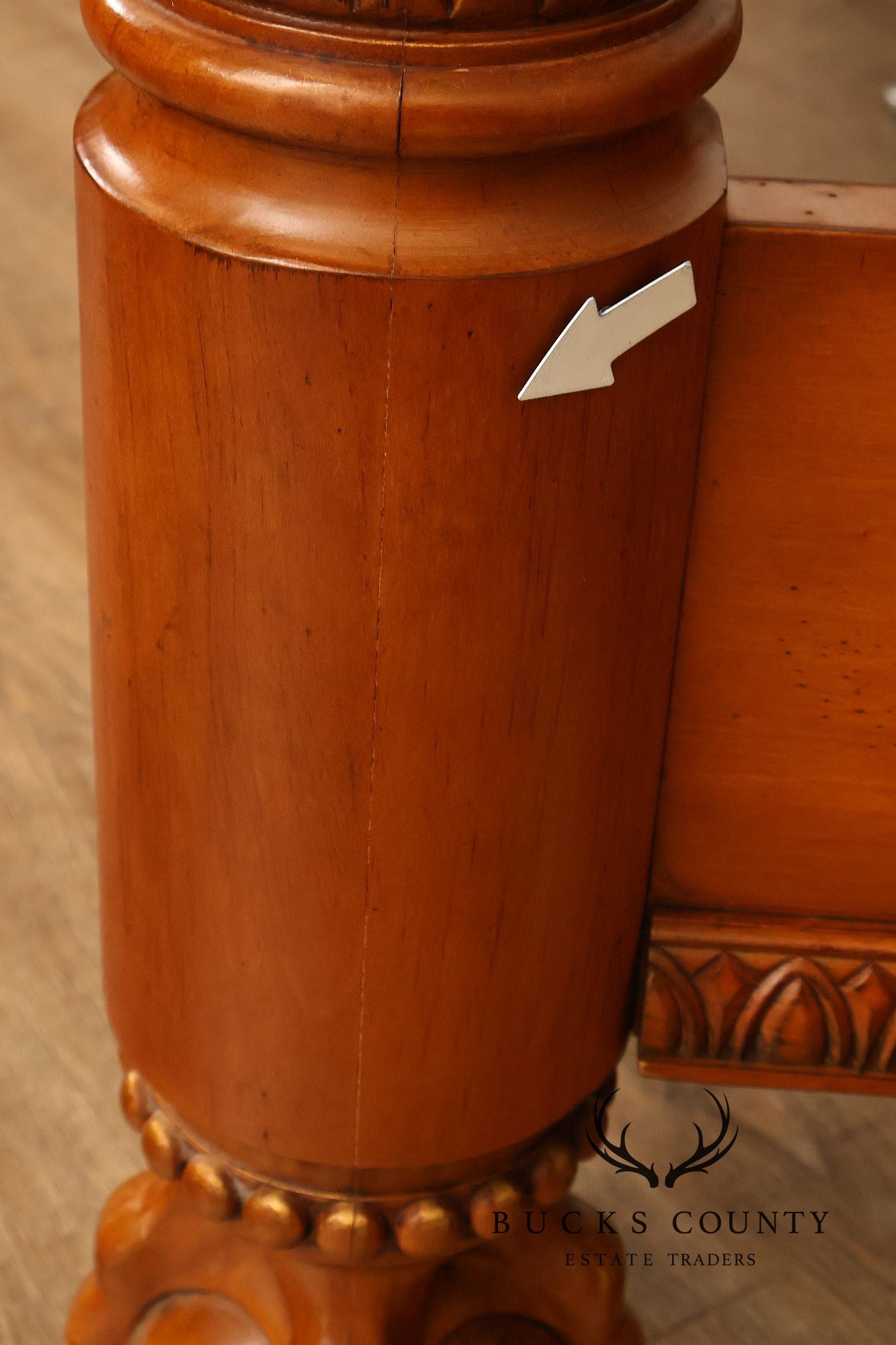 Century Furniture Continental Style King Size Sleigh Bed