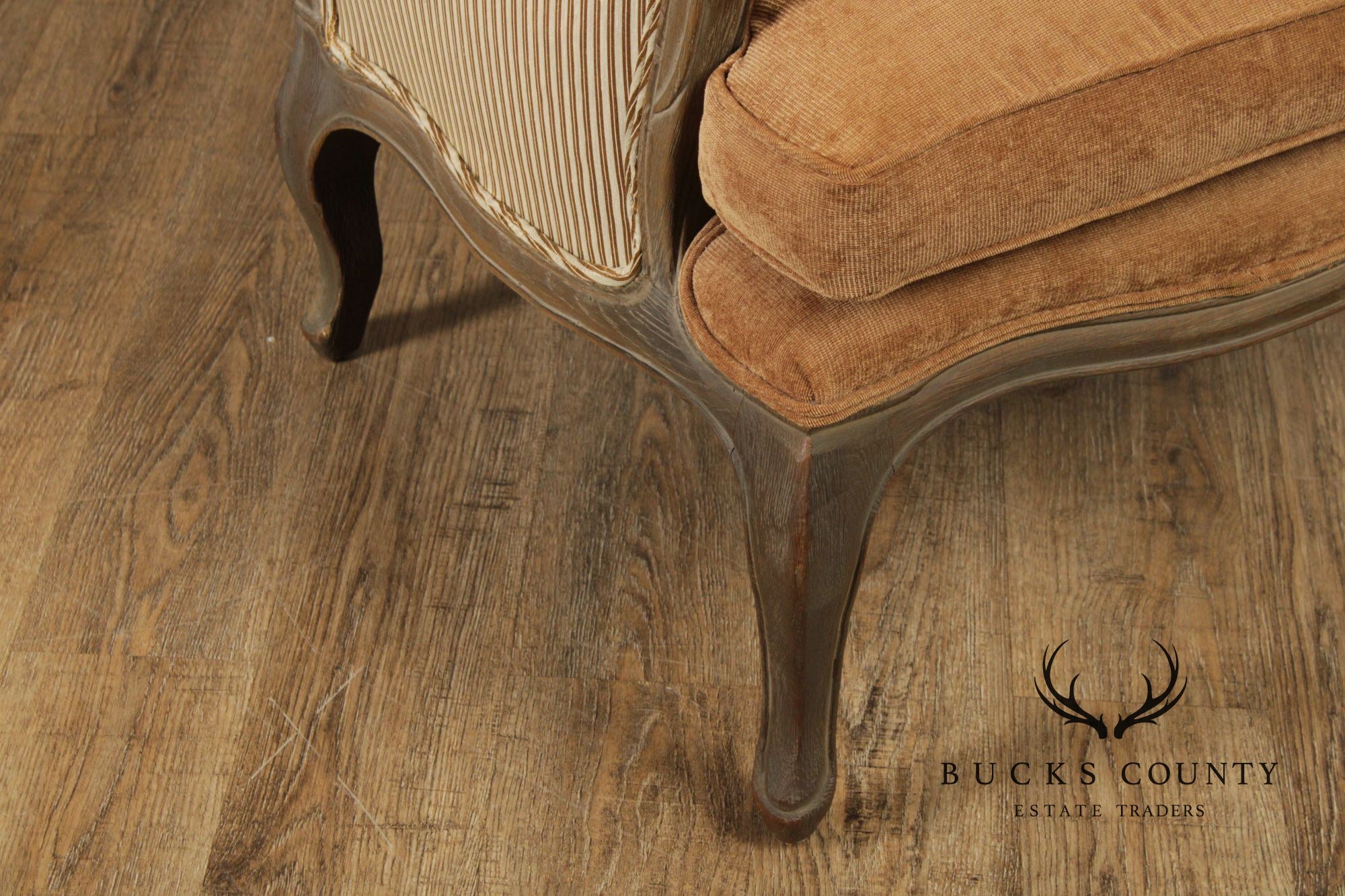 Restoration Hardware French Louis XV Style Marseilles Pair Of Bergere Chairs