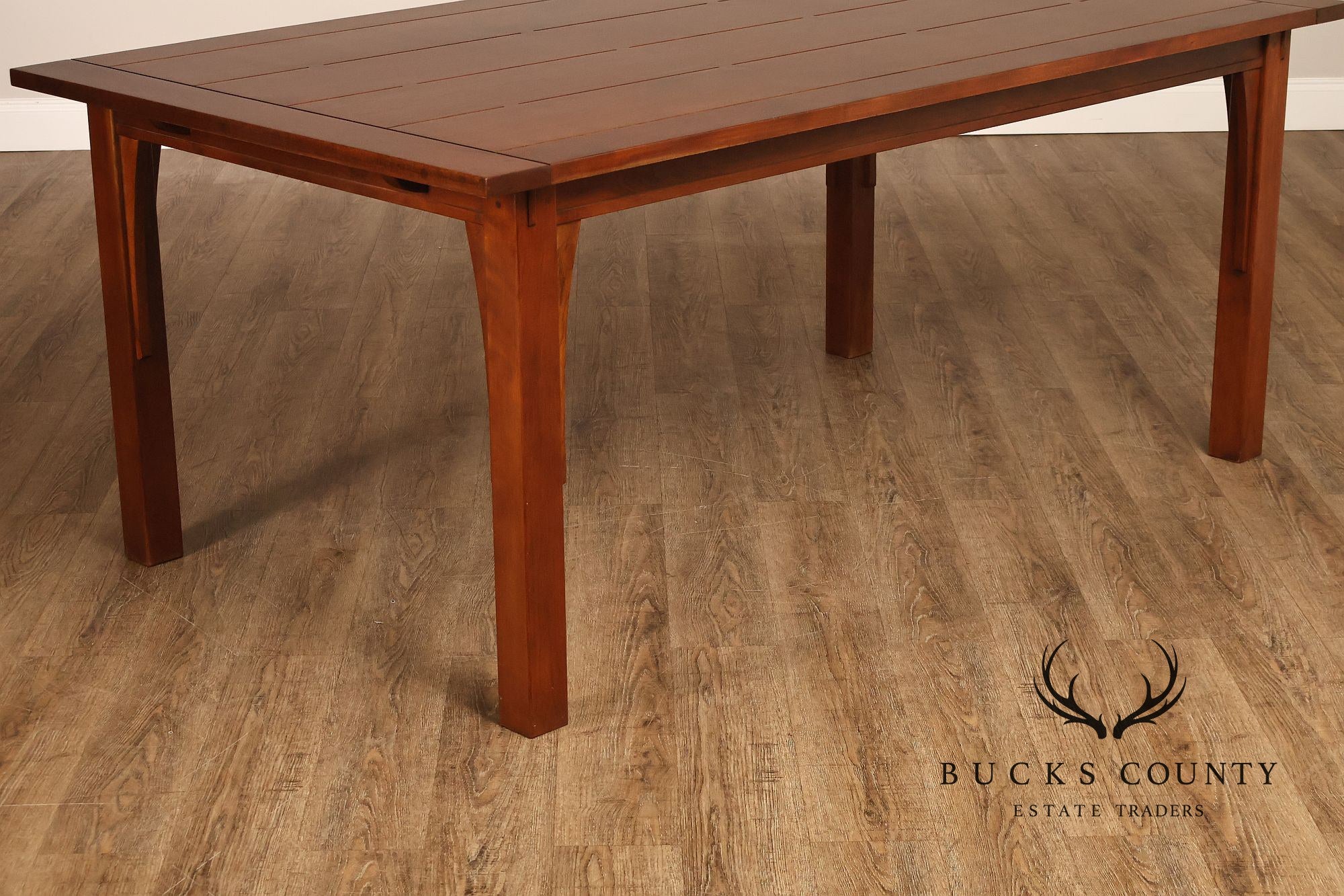 Stickley Mission Collection Cherry Extendable Dining Table