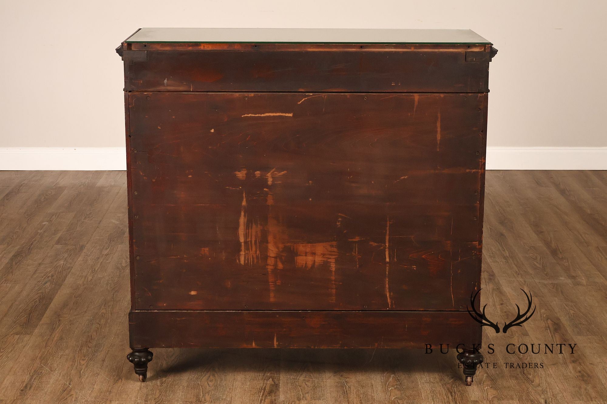 Antique Victorian Rosewood Carved Server