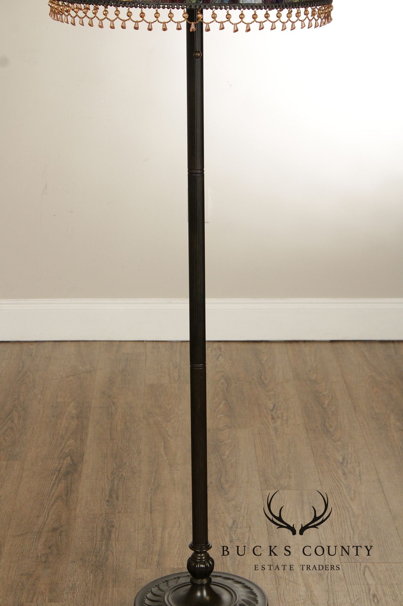 Tiffany Style Art Glass Floor Lamp