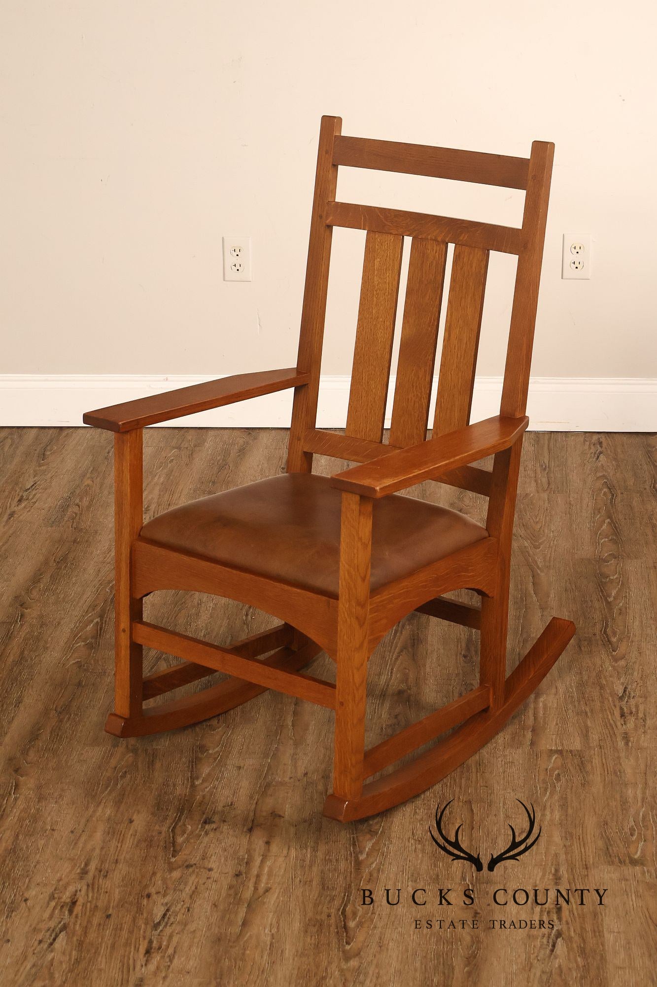 Stickley Mission Collection Harvey Ellis Oak Rocking Chair
