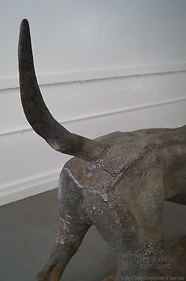 Antique 19th Century Zinc Morley's Dog Statue by J.W. Fiske (B)