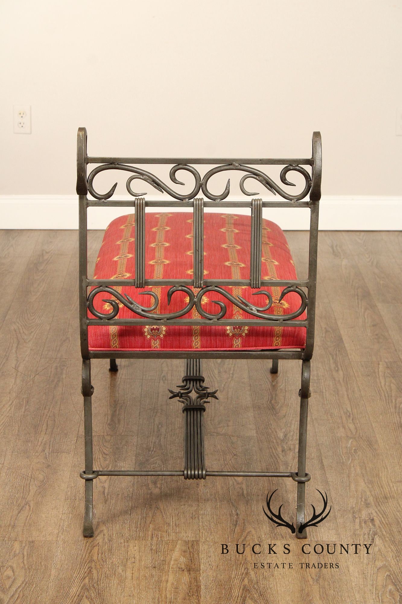 Vintage Wrought Iron Chaise Lounge