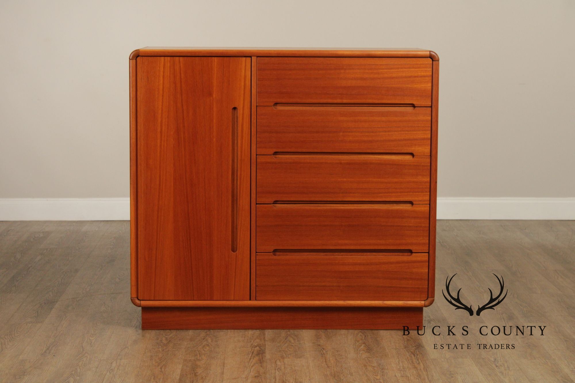 Sun Cabinet Co. Danish Modern Style Teak Chifferobe