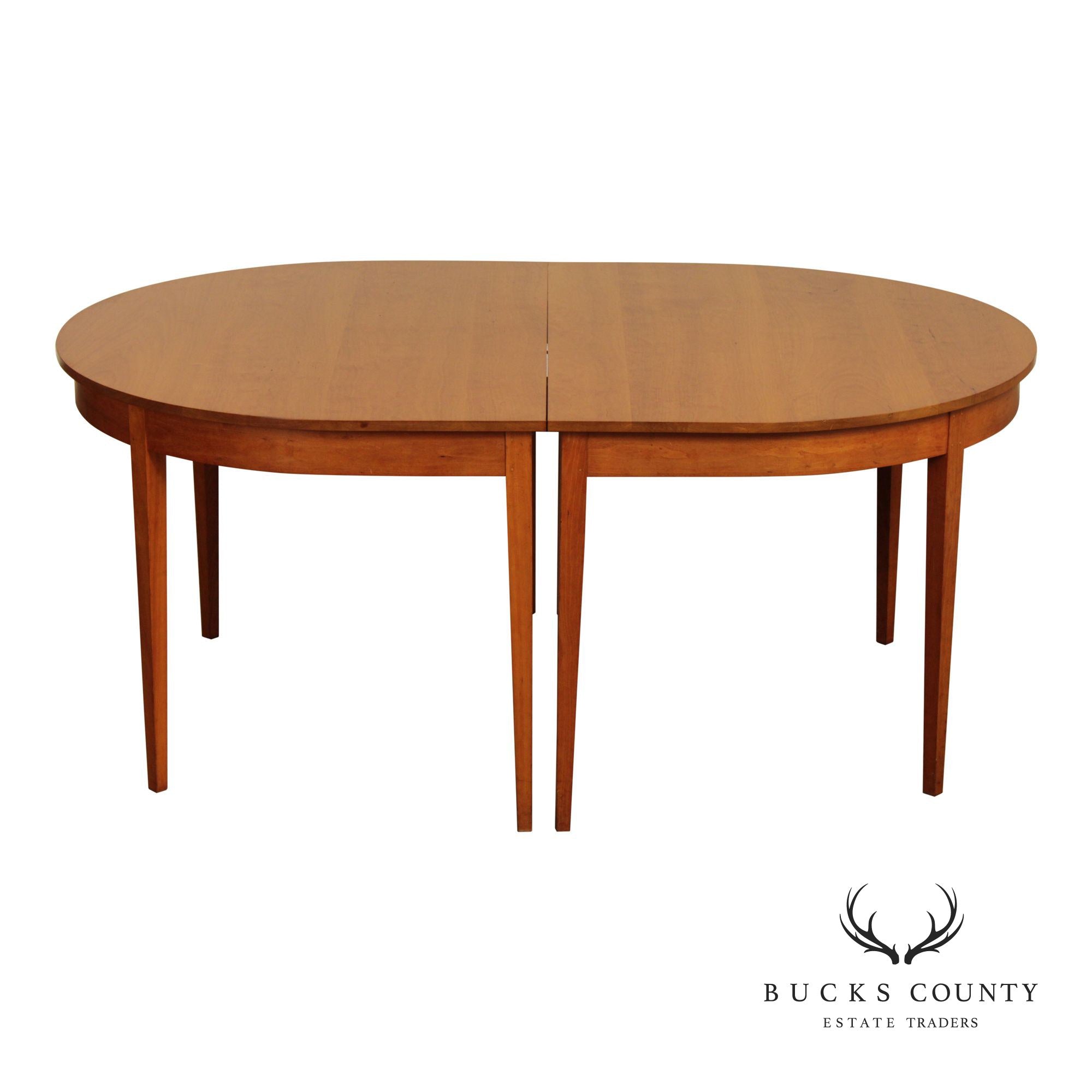 Thomas Moser Cherry Eight-Leg Oval Ring Extension Dining Table