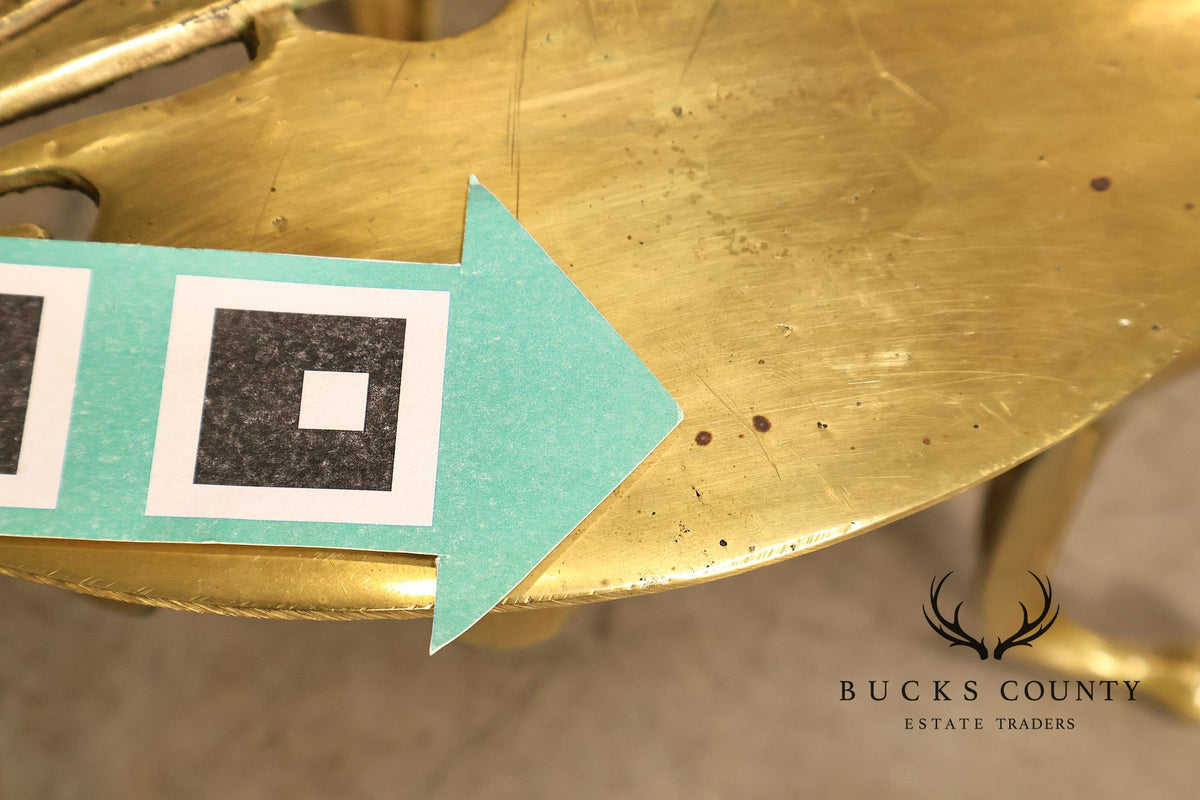 Vintage Brass Trivet Stand