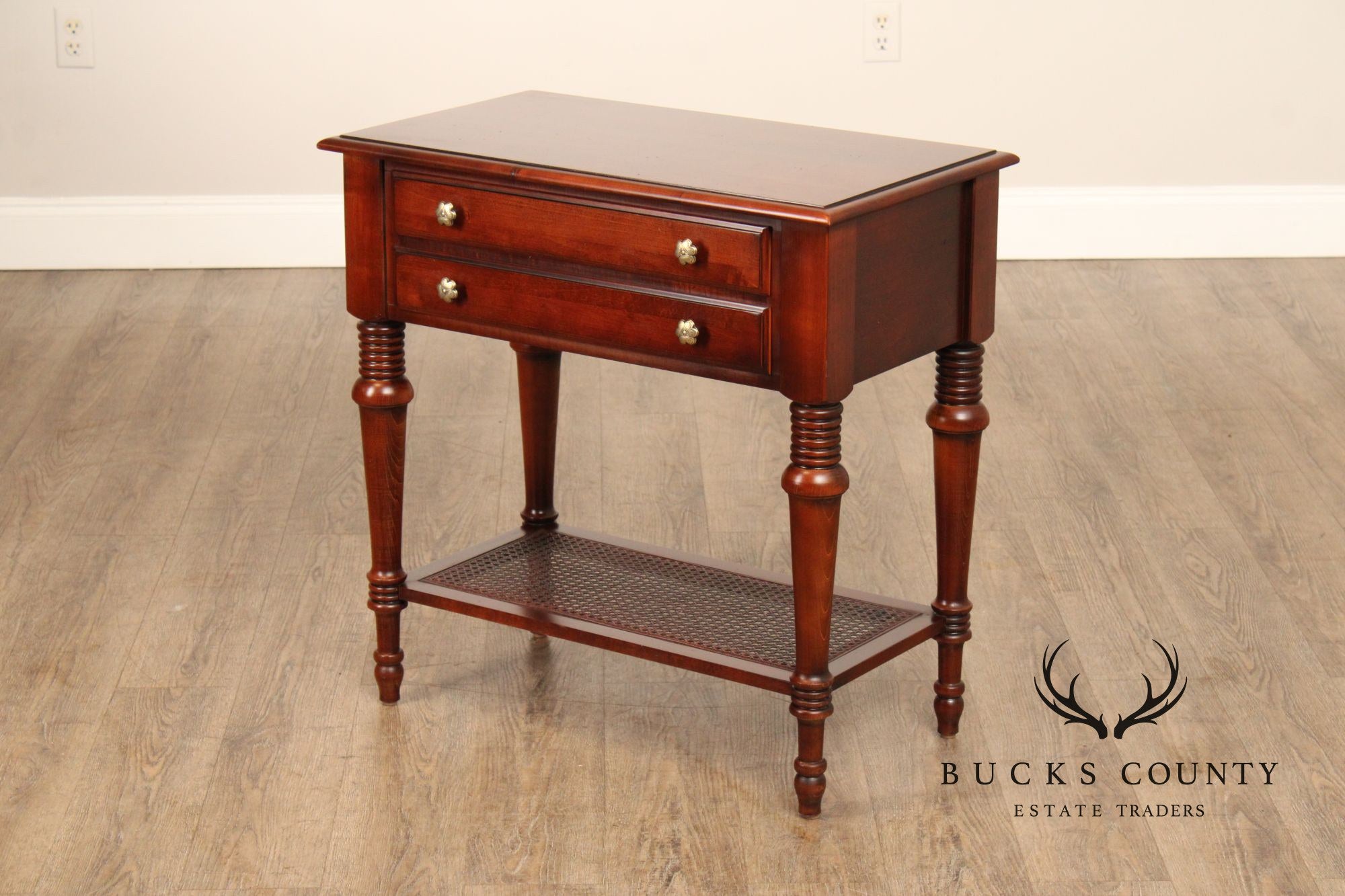 Ethan Allen 'British Classics' Pair of Cayman Nightstands