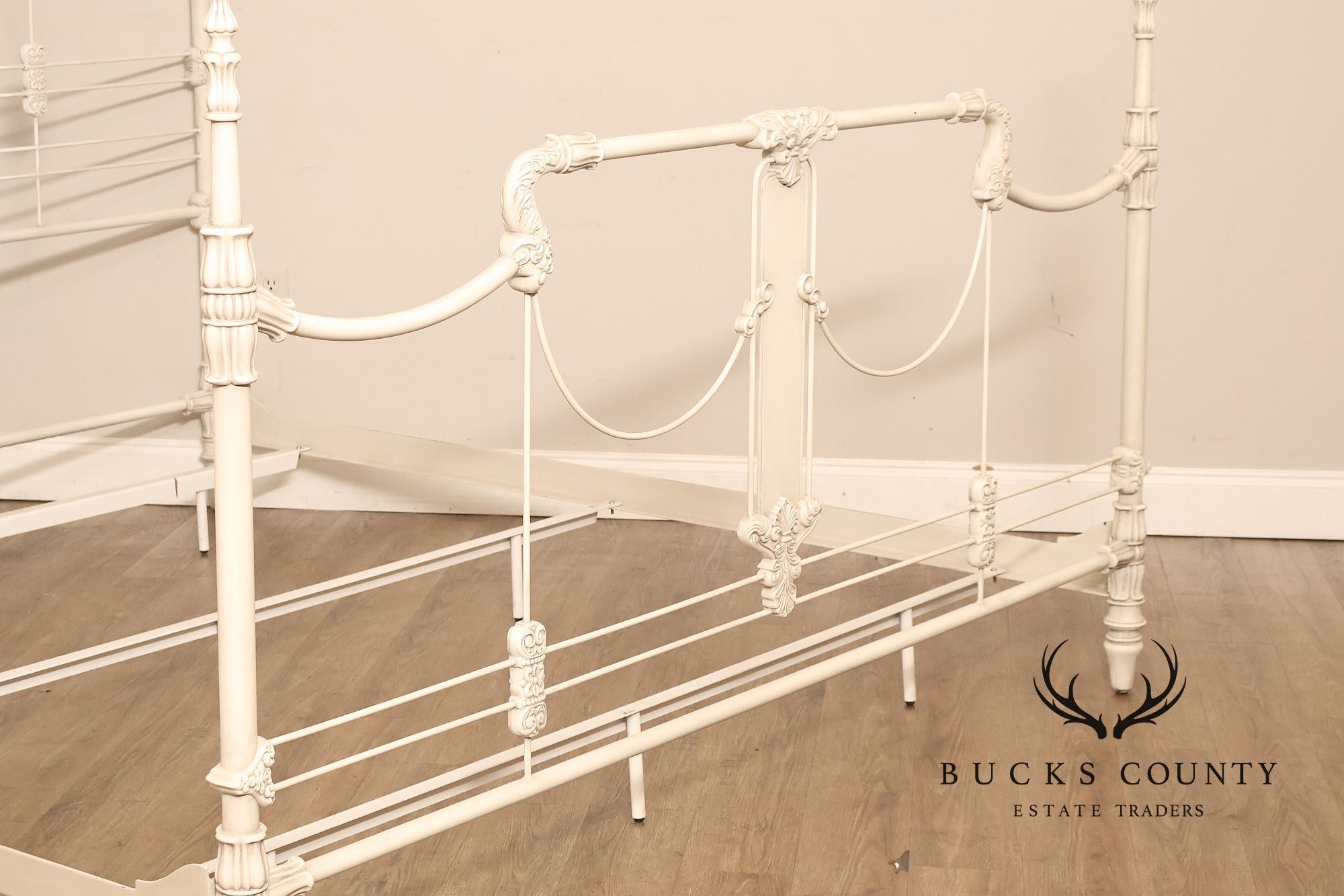 Frontgate Jardin Collection King Size Metal Canopy Bed