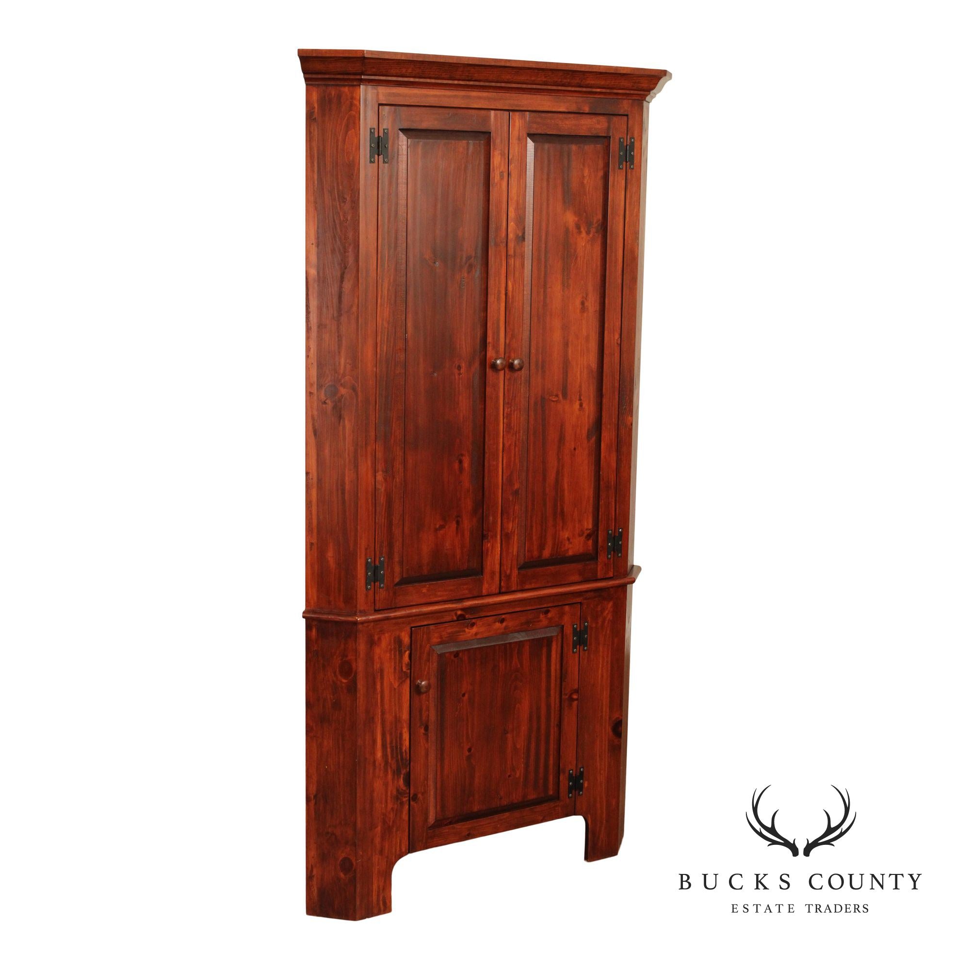 Custom Quality Pine Corner Cupboard