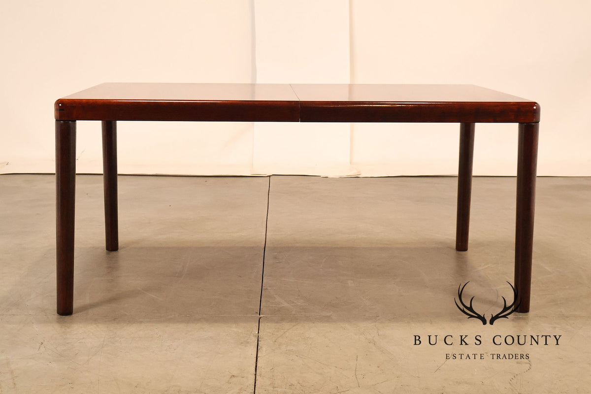 Dyrlund Danish Modern Rosewood Extension Dining Table