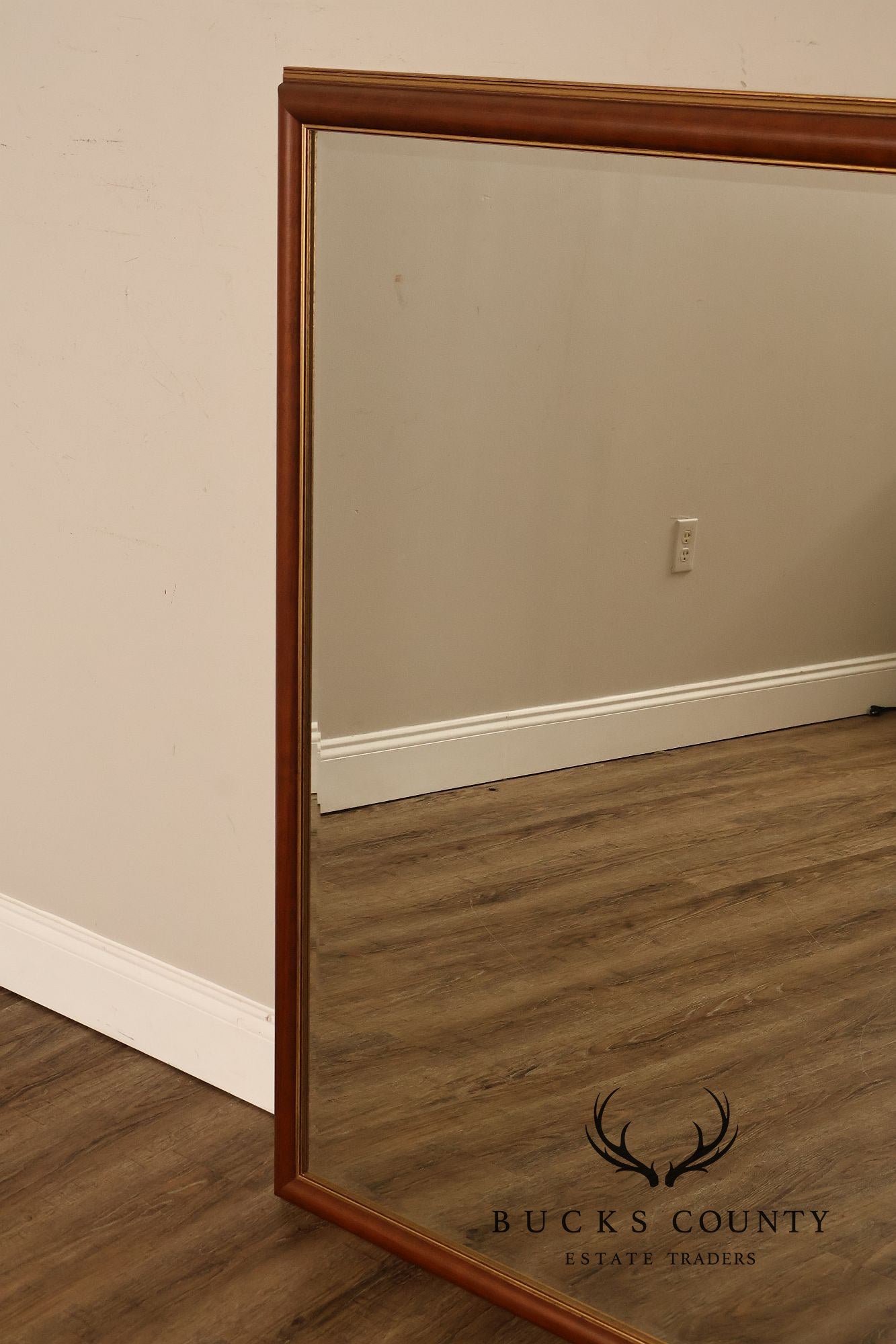 Traditional Partial Gilt Wall Mirror