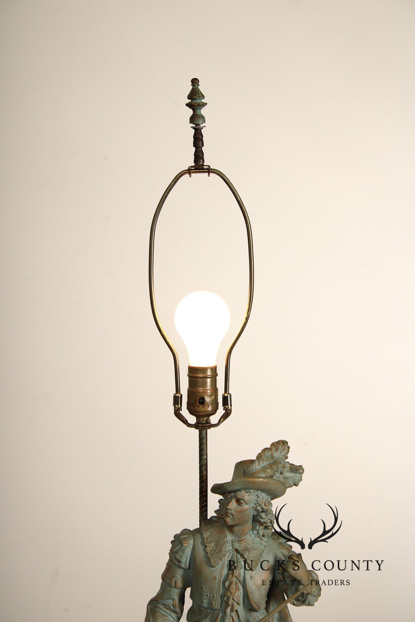 Vintage Pair of Figural Table Lamps